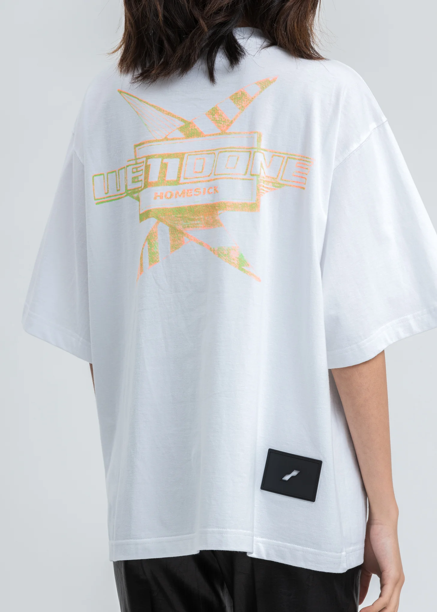 White Multi Color Logo T-Shirt - Image 2