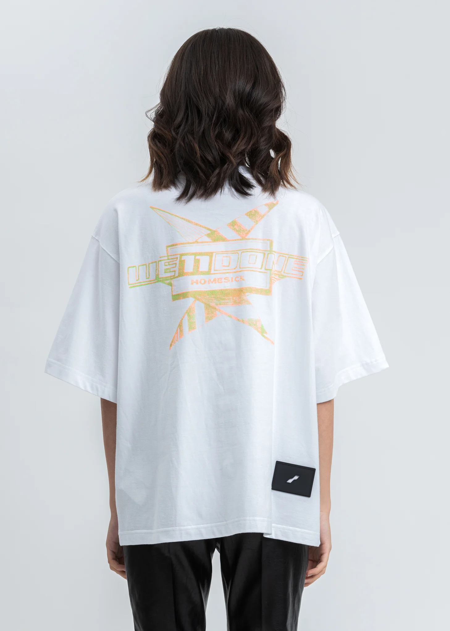 White Multi Color Logo T-Shirt - Image 4