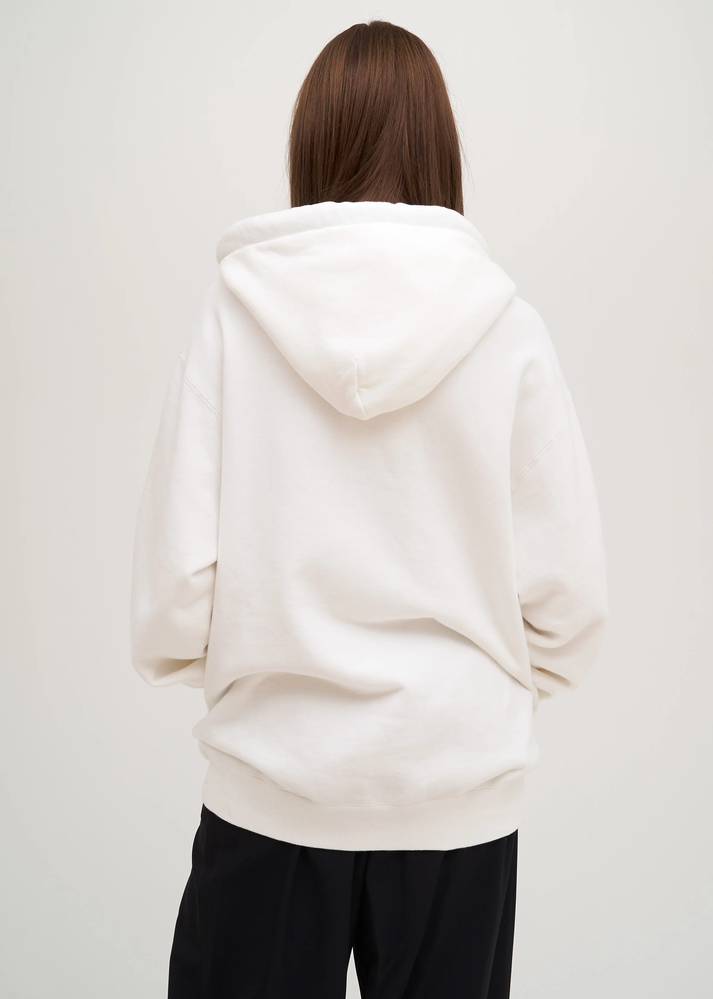 White Multi Cord Hoodie - Image 4