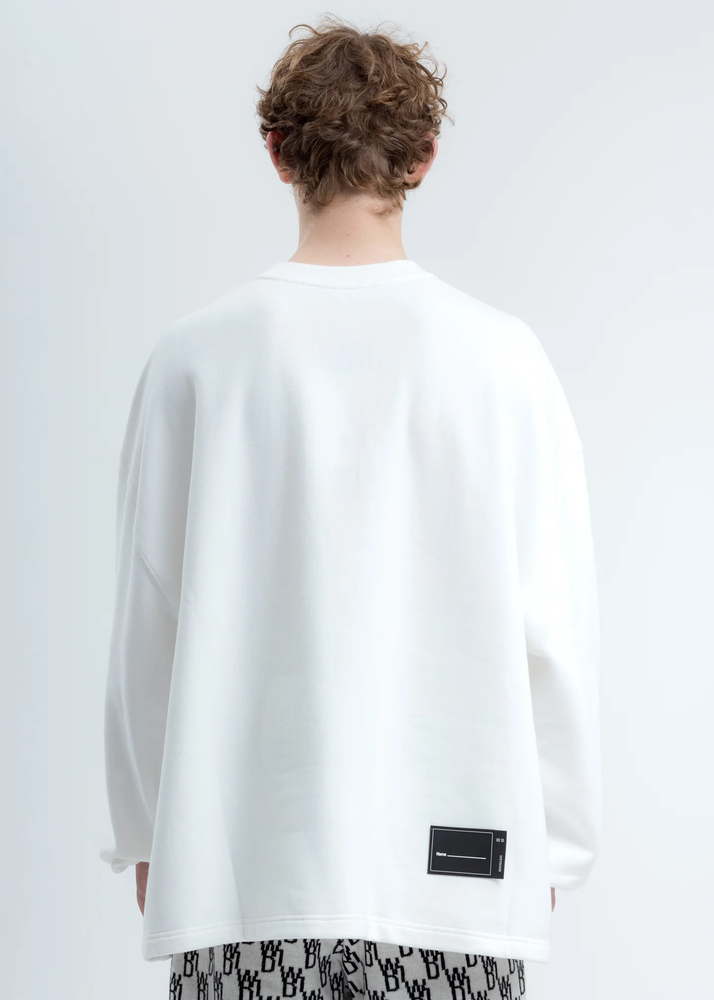 White Multi Logo Sweatshirt - Image 4