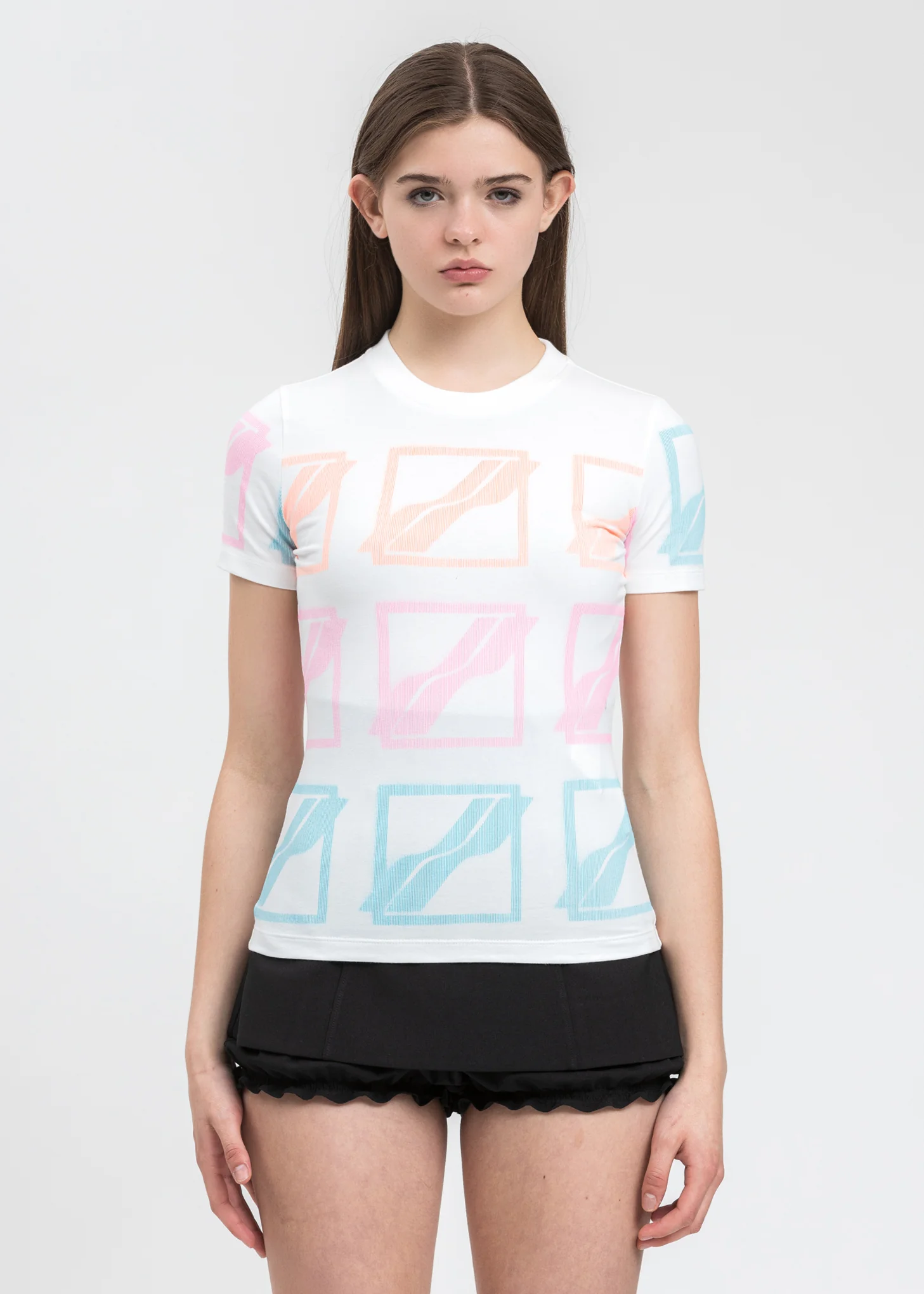 White Multi Logo T-Shirt