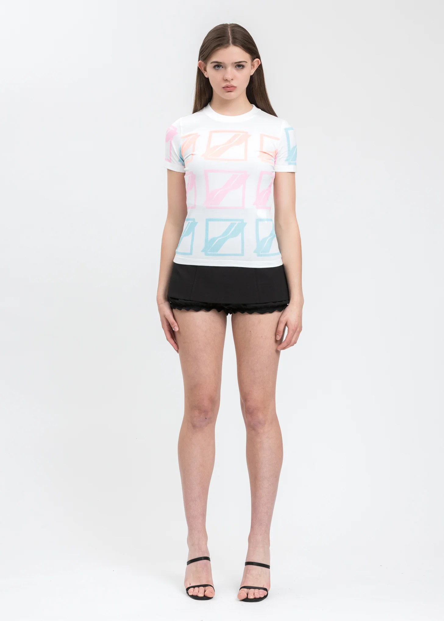 White Multi Logo T-Shirt - Image 5