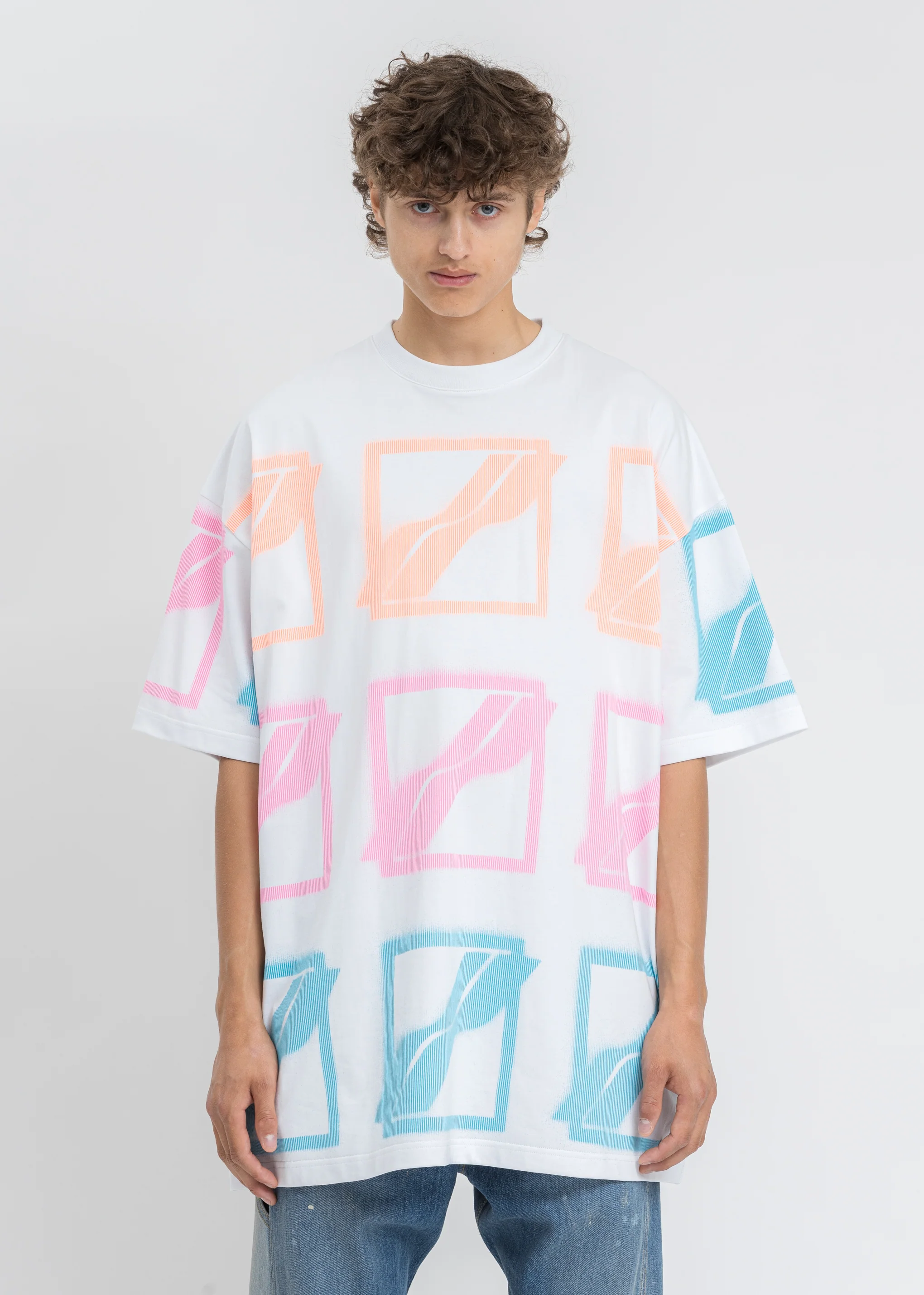 White Multi Logo T-Shirt