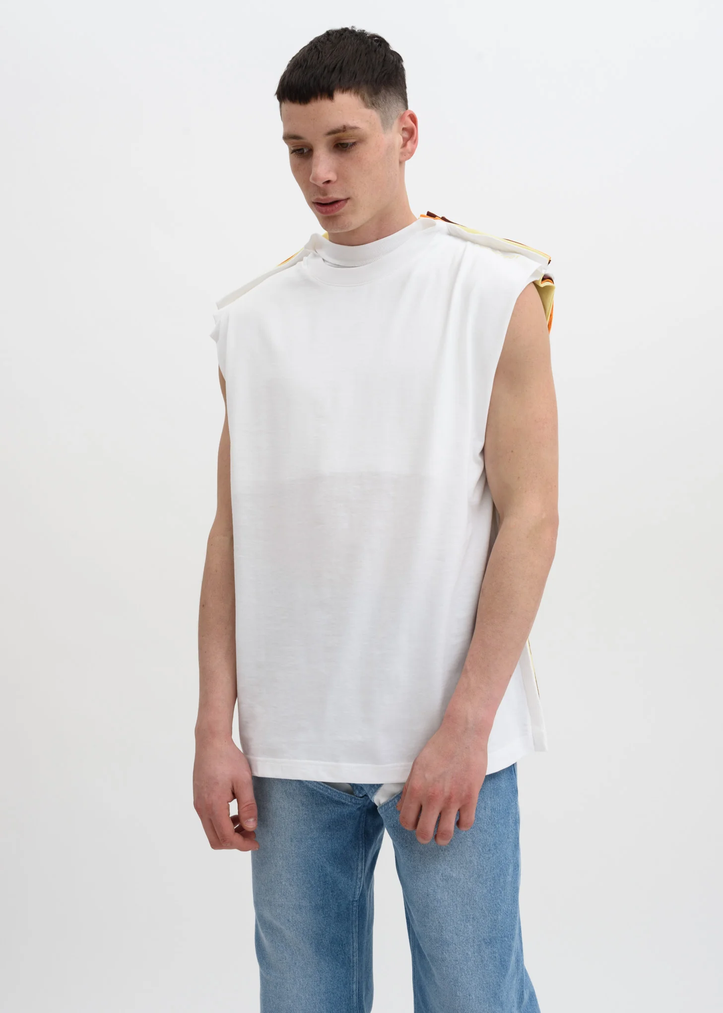 White Multi Tank Top - Image 3