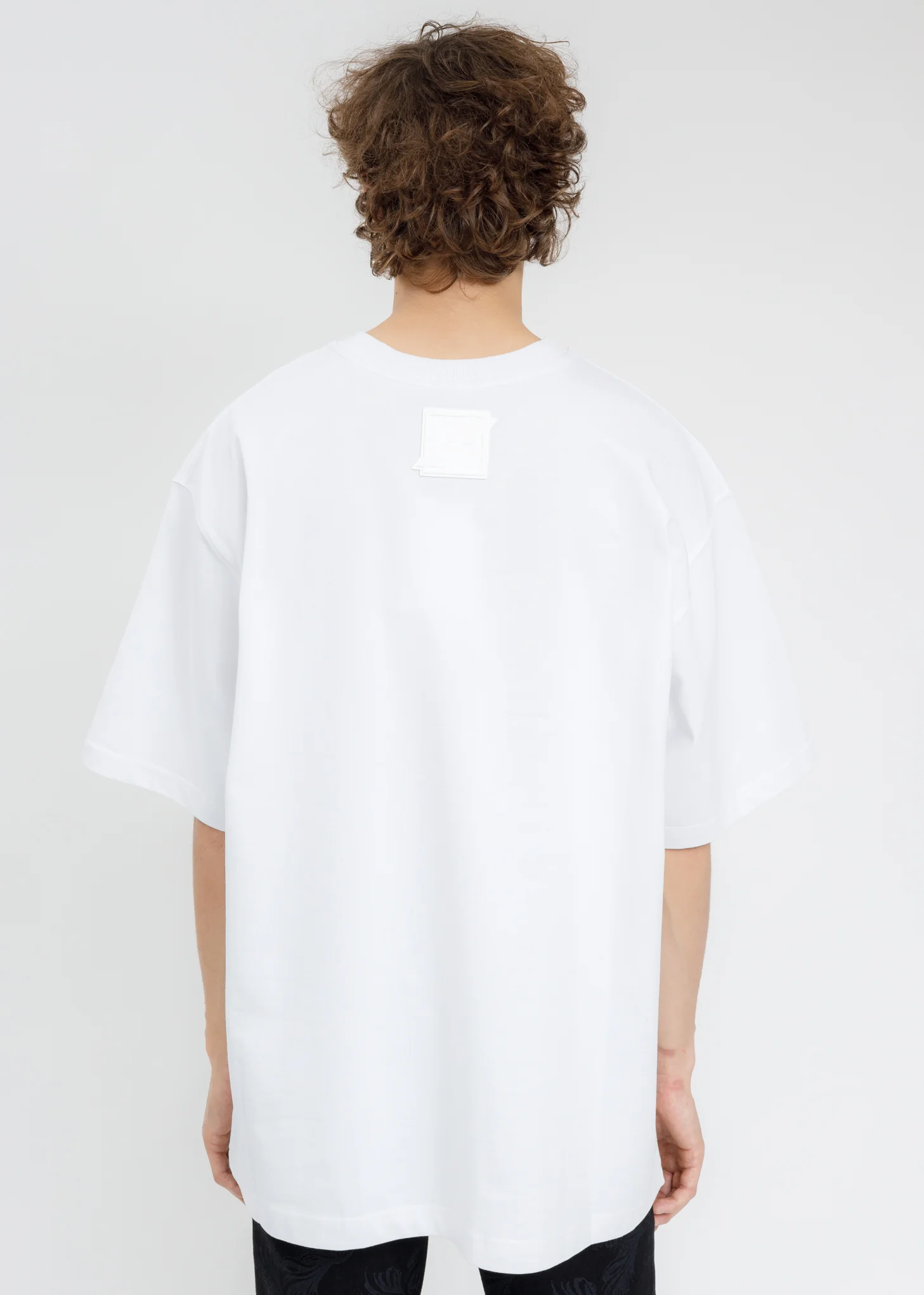 White Multicolor Crystal Logo T-Shirt - Image 4