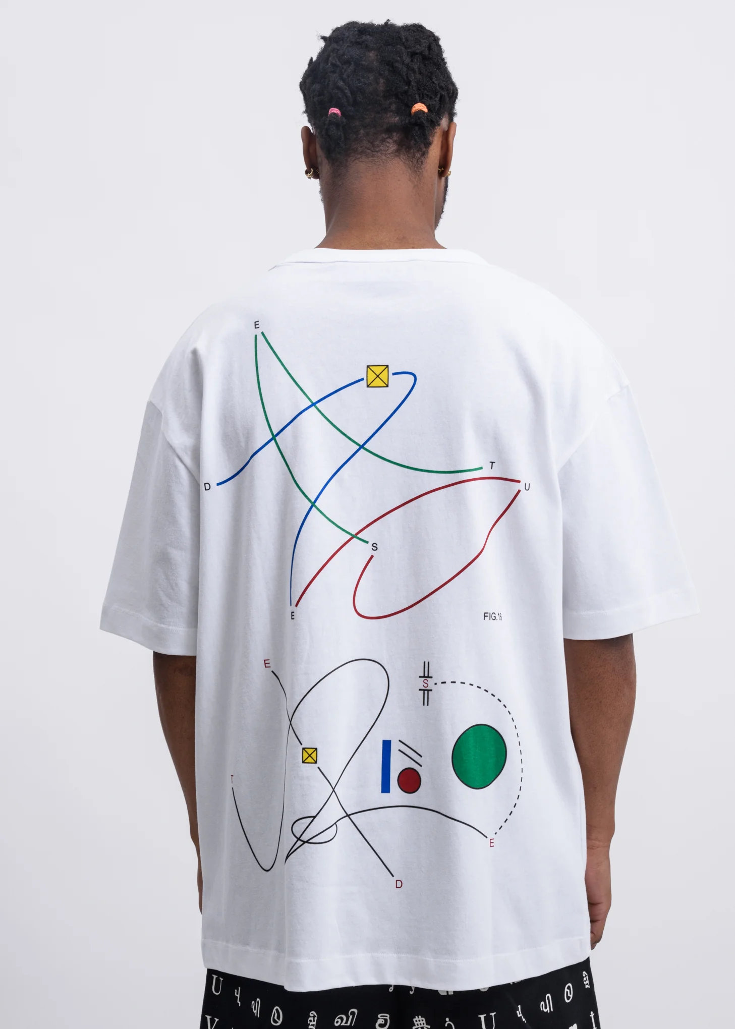 White Museum Body Land T-Shirt - Image 2