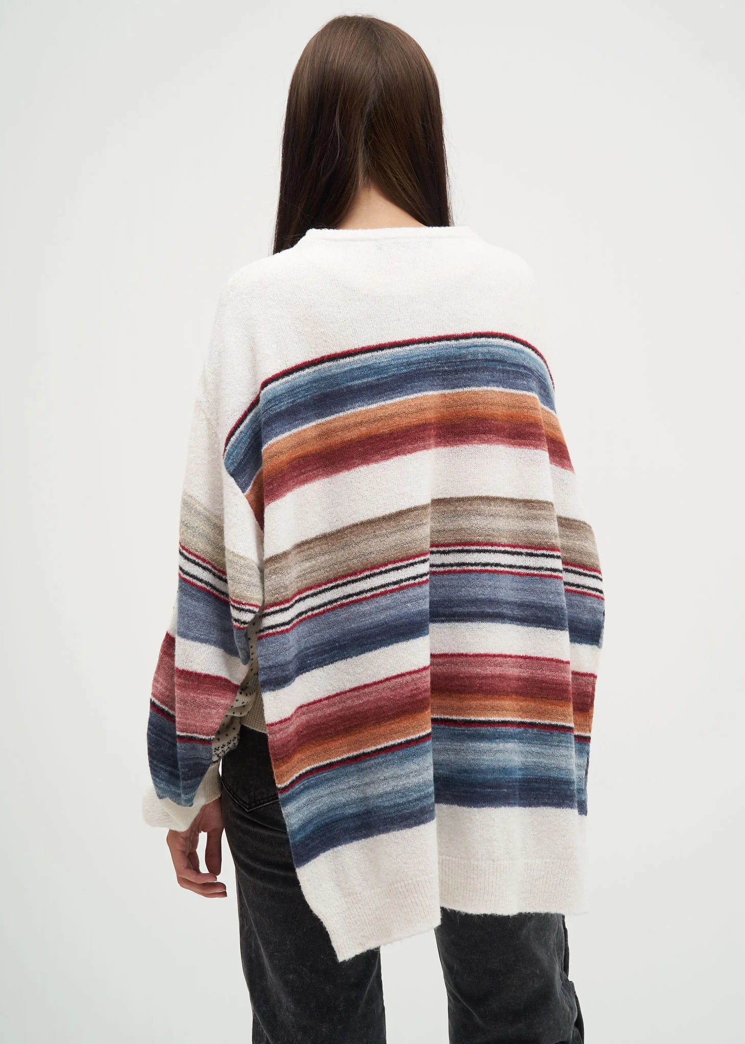 White Norwegian/Mexican Knit Sweater - Image 5