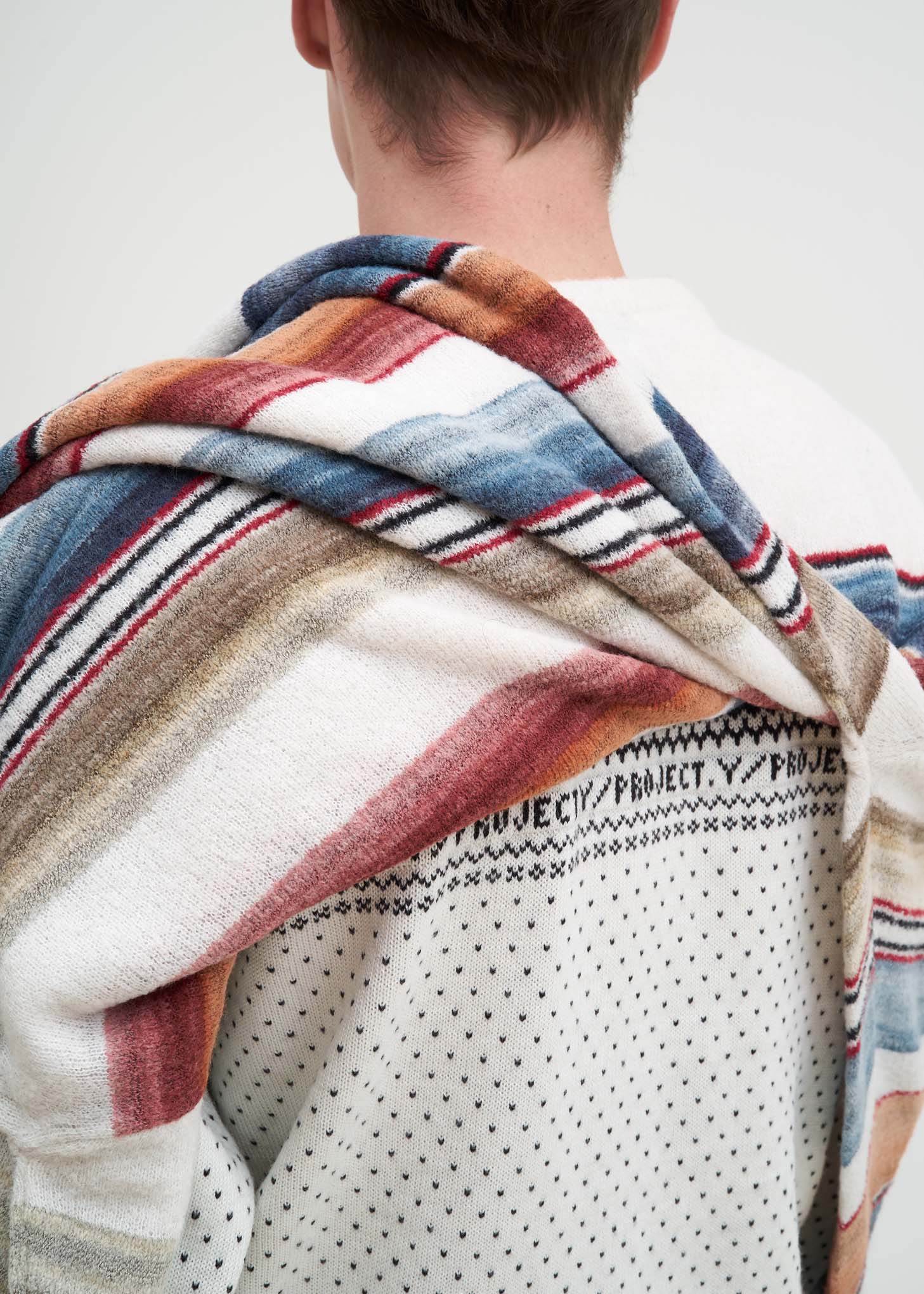 White Norwegian/Mexican Knit Sweater - Image 8