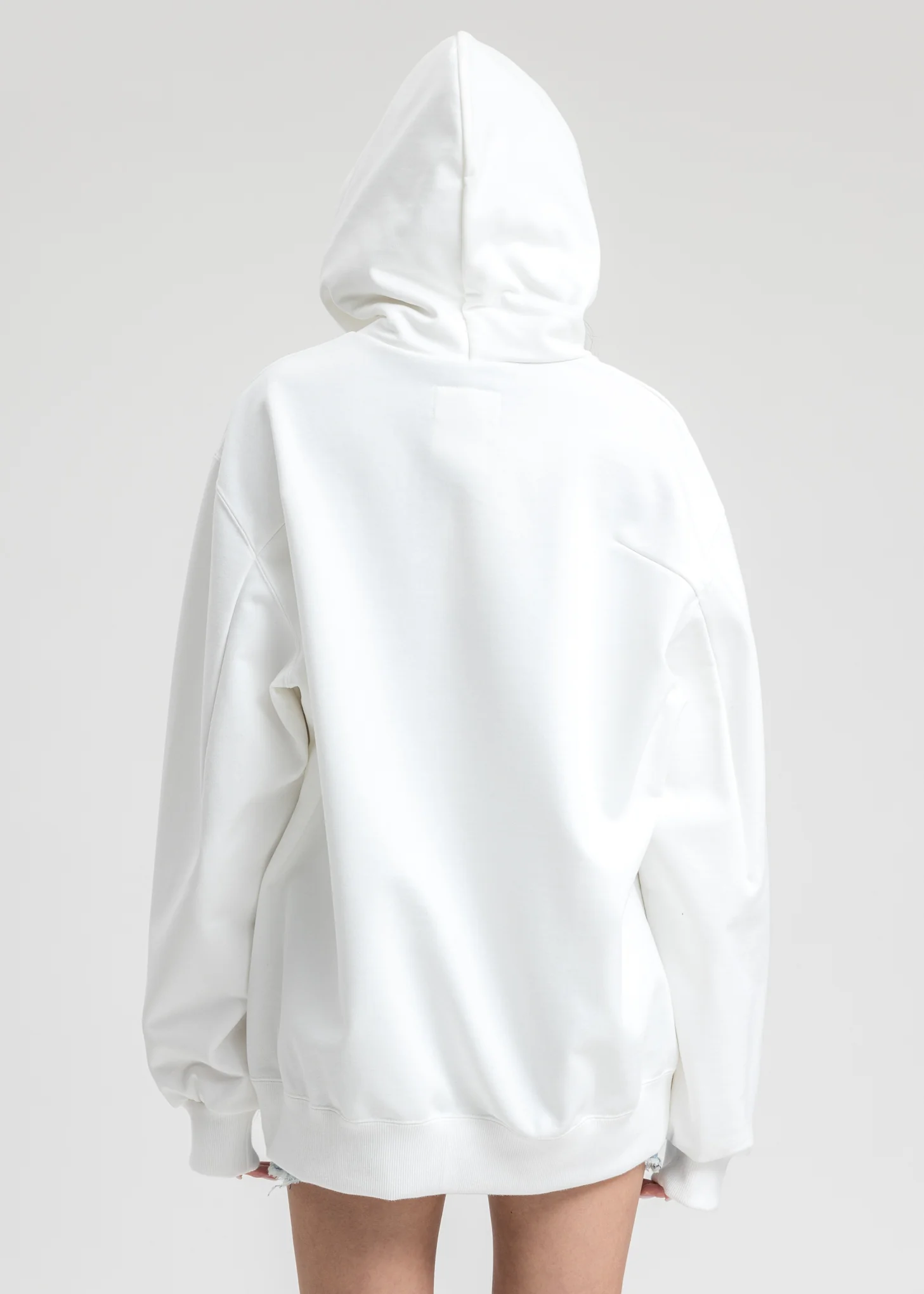 White Not Birthday Embroidery Hoodie - Image 4
