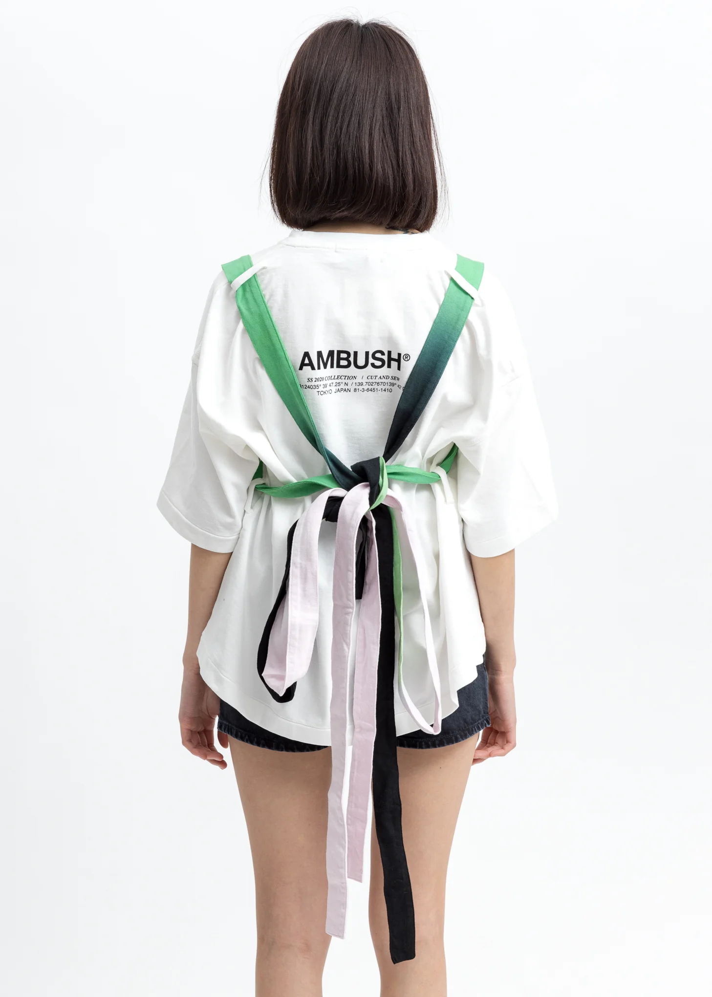 White Obi Belt T-Shirt - Image 2