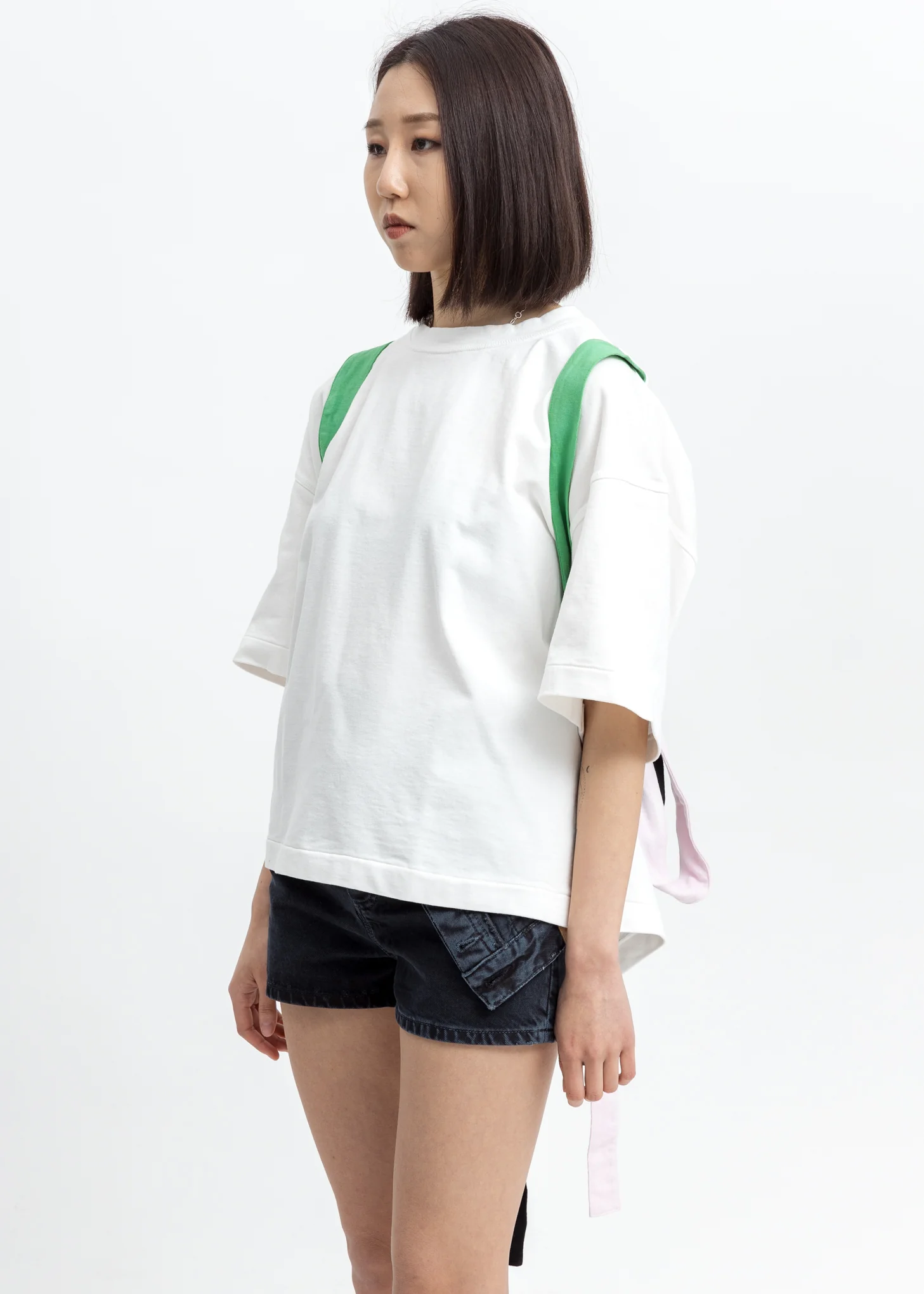 White Obi Belt T-Shirt - Image 3