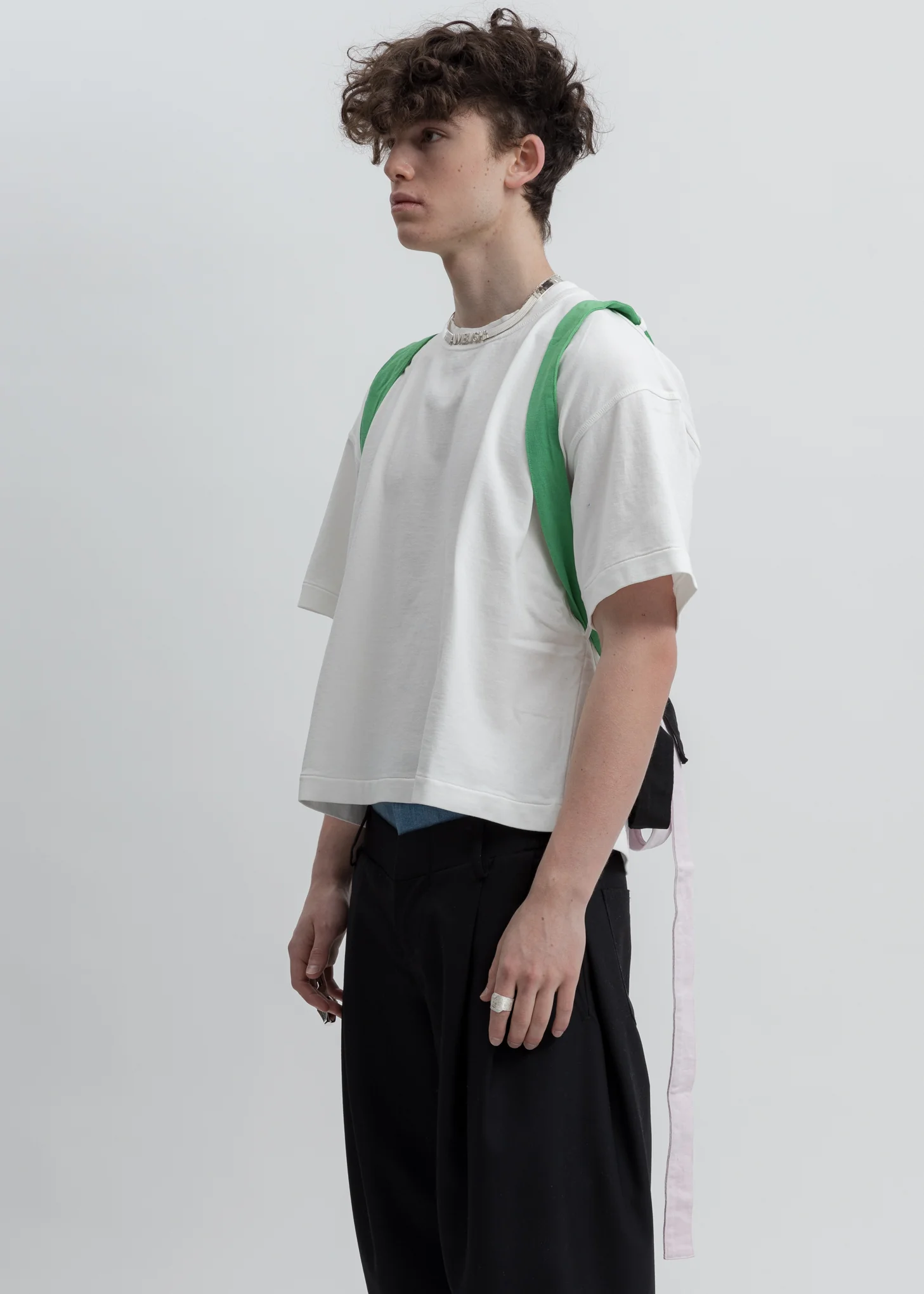 White Obi Belt T-Shirt - Image 3