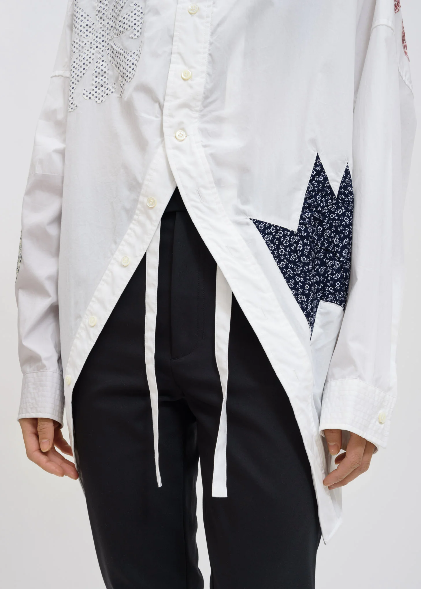 White Off Shoulder Shirt - Image 6