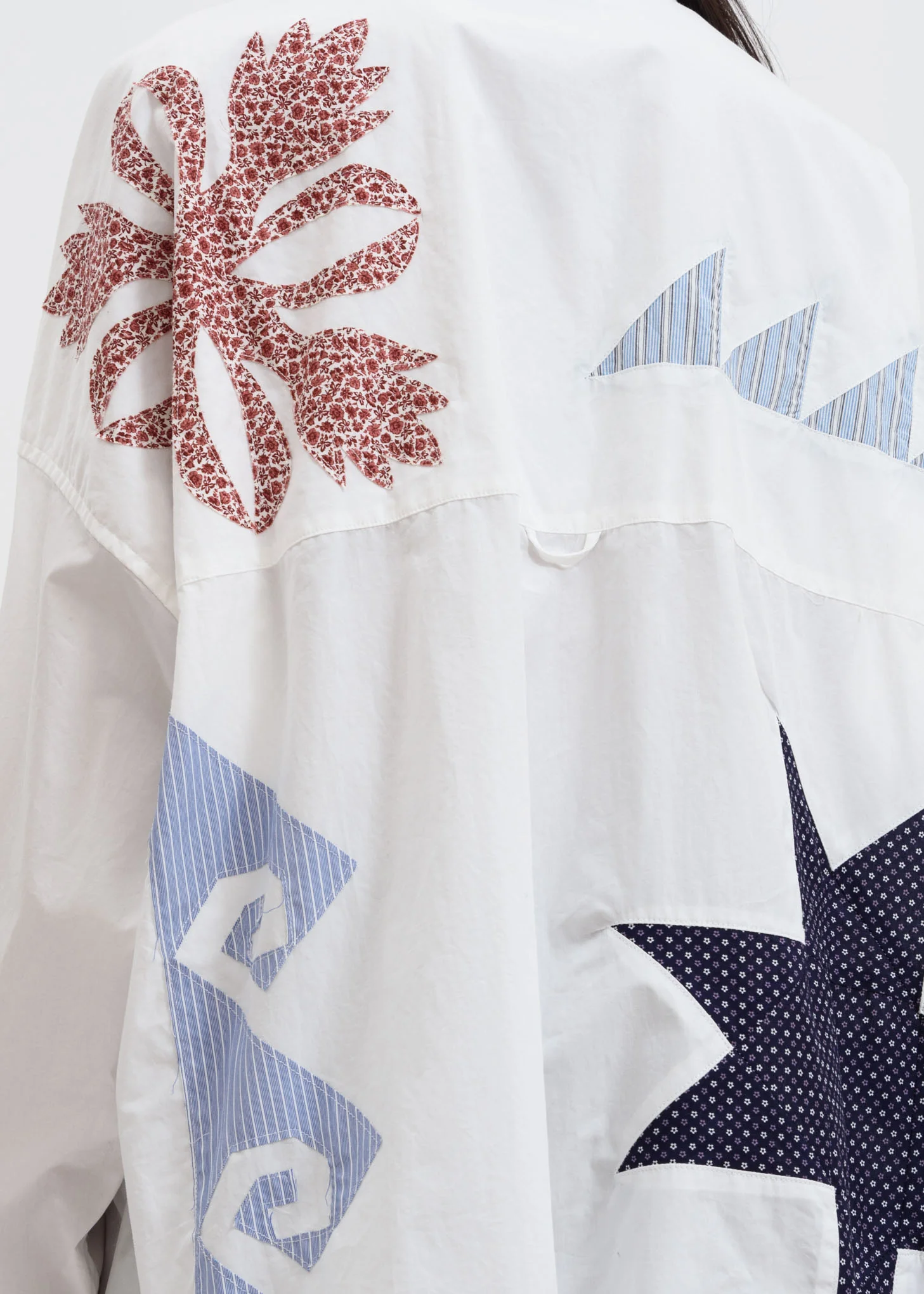 White Off Shoulder Shirt - Image 8
