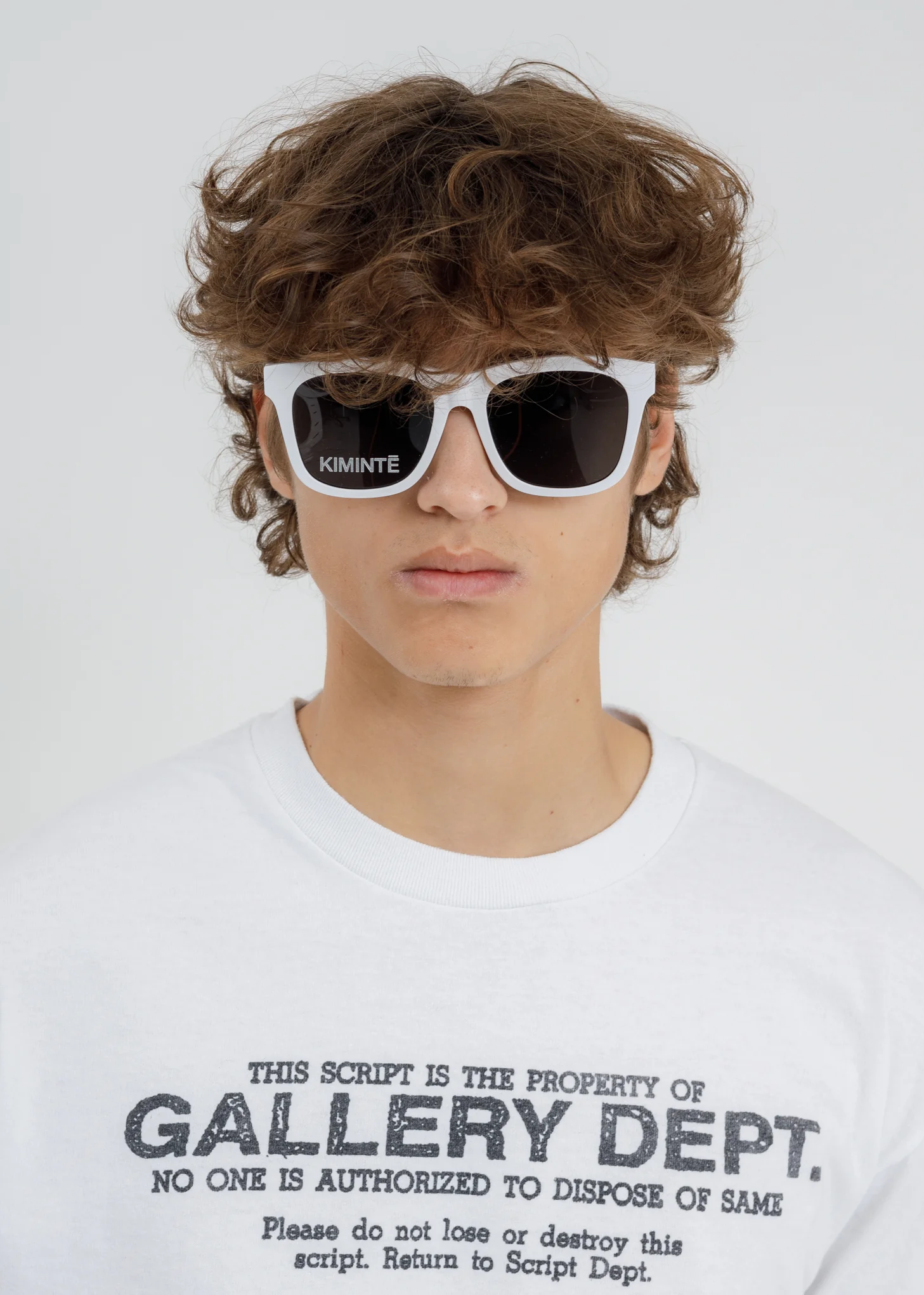 White One Logo Sunglasses - Image 2
