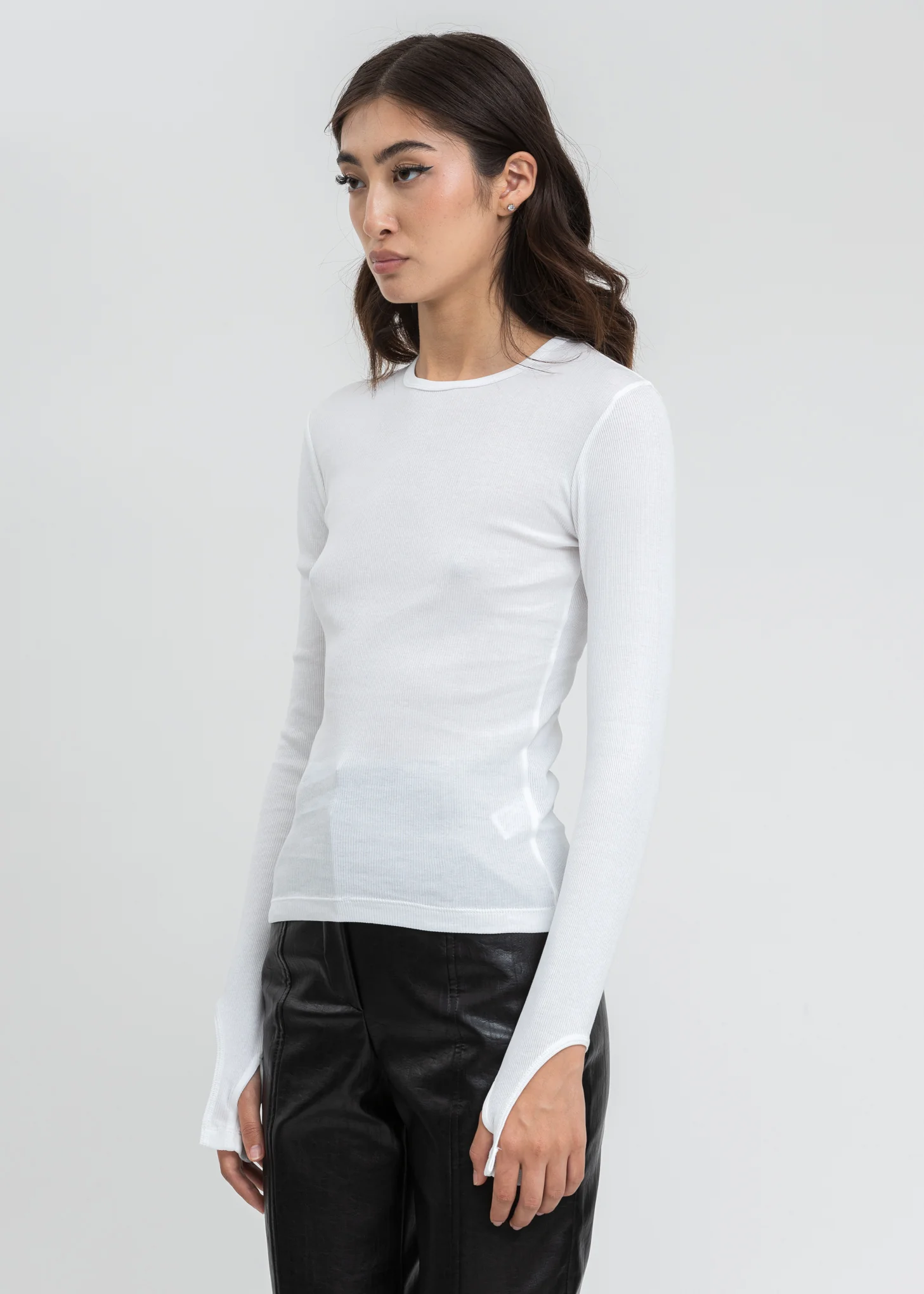 White Open Back Long Sleeve - Image 3