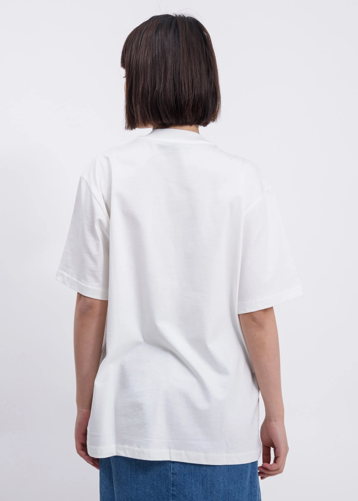 White Orange SUNNEI Logo T-Shirt - Image 3