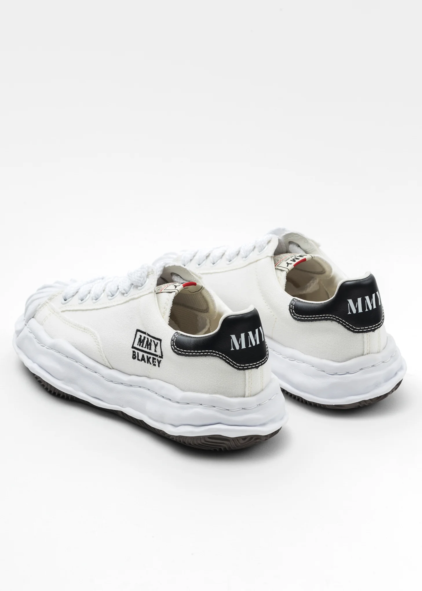 White OG Sole Canvas Low-Top Sneaker (BLAKEY LOW) - Image 2