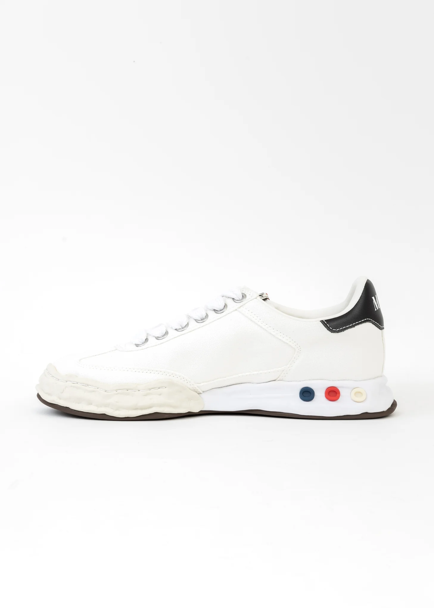 White Original Sole Canvas Low-Top Sneaker (HARBIE LOW) - Image 7