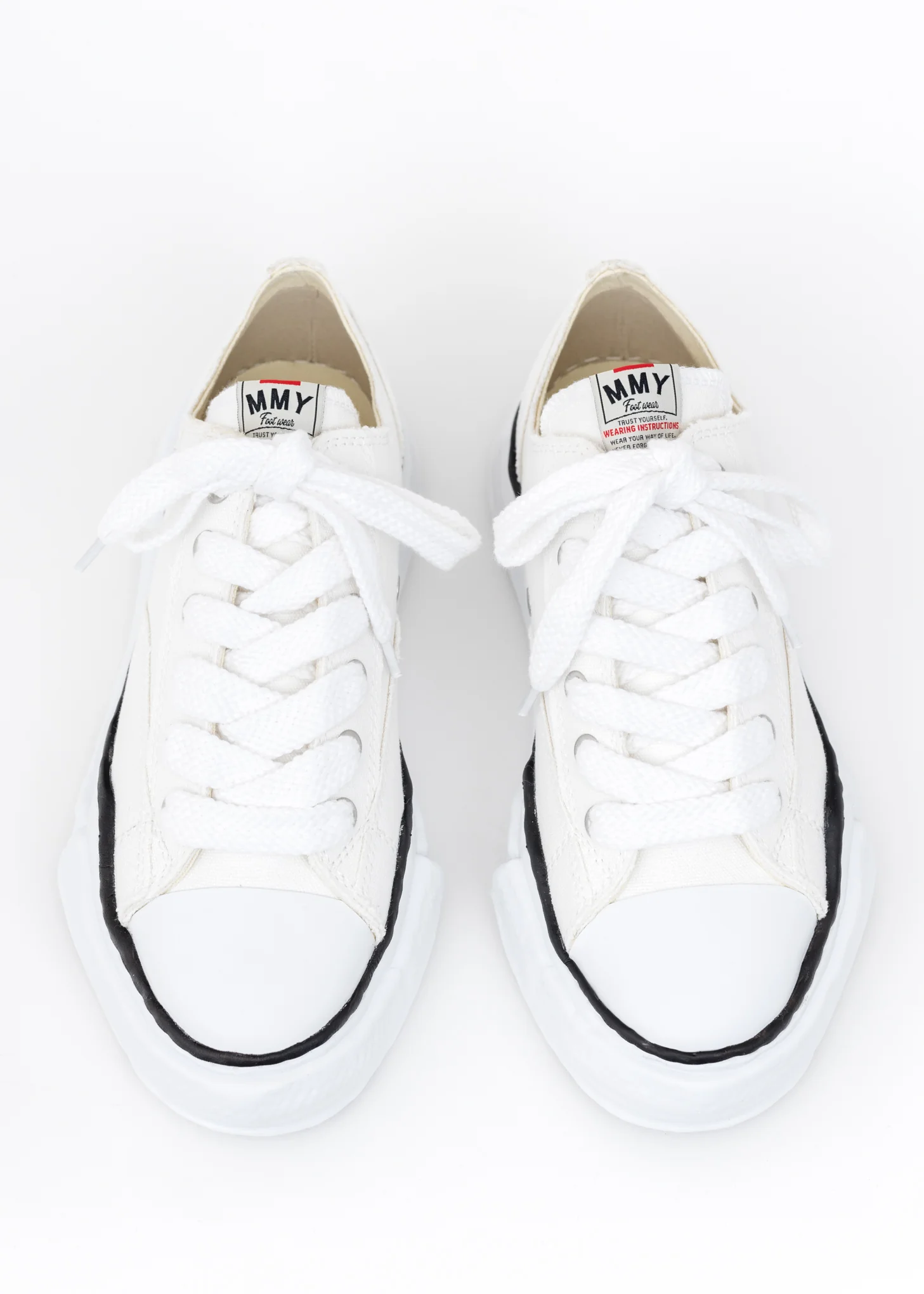 White Original Sole Canvas Lowcut Sneaker - Image 2