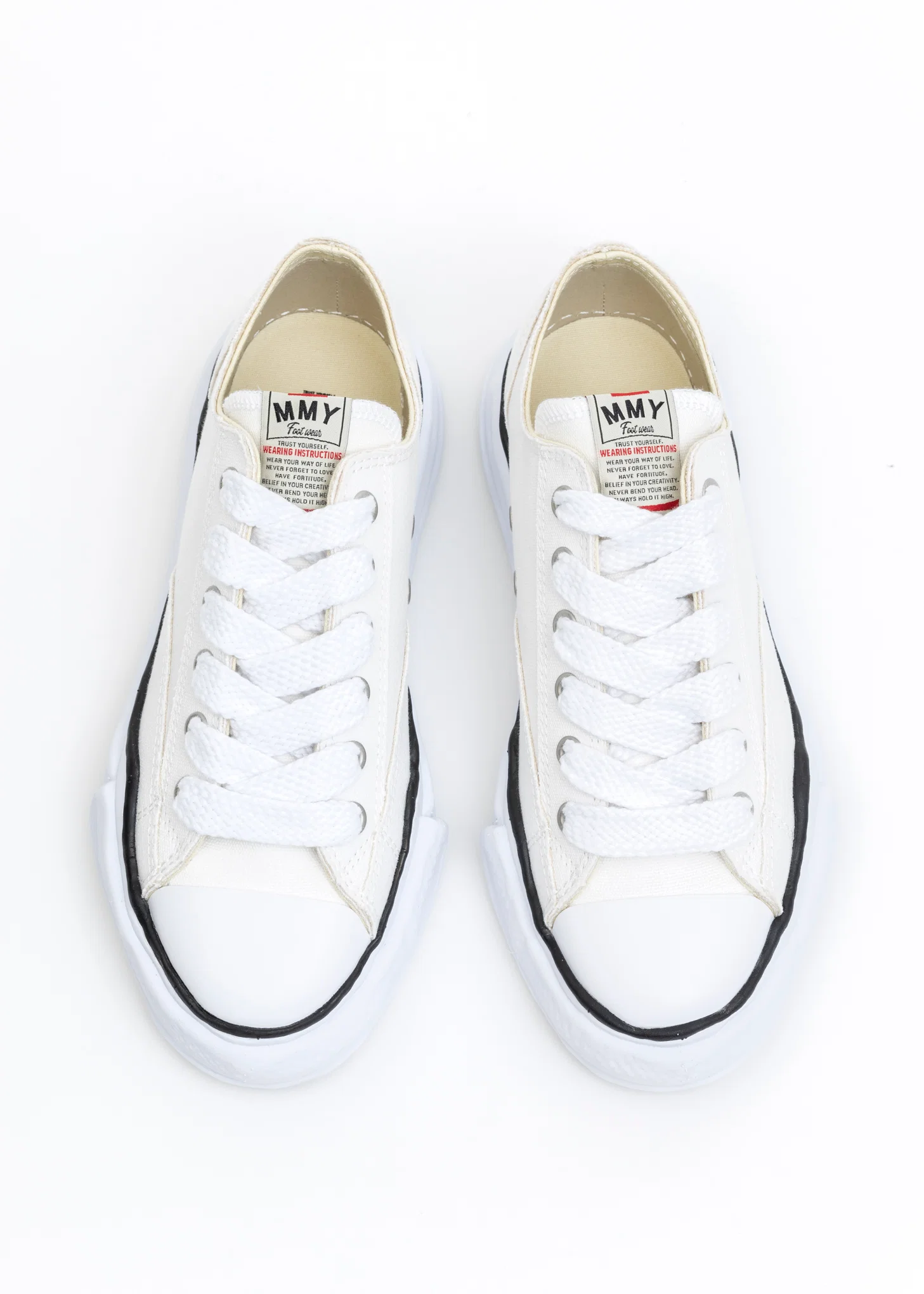 White Original Sole Canvas Lowcut Sneaker (PETERSON LOW) - Image 2