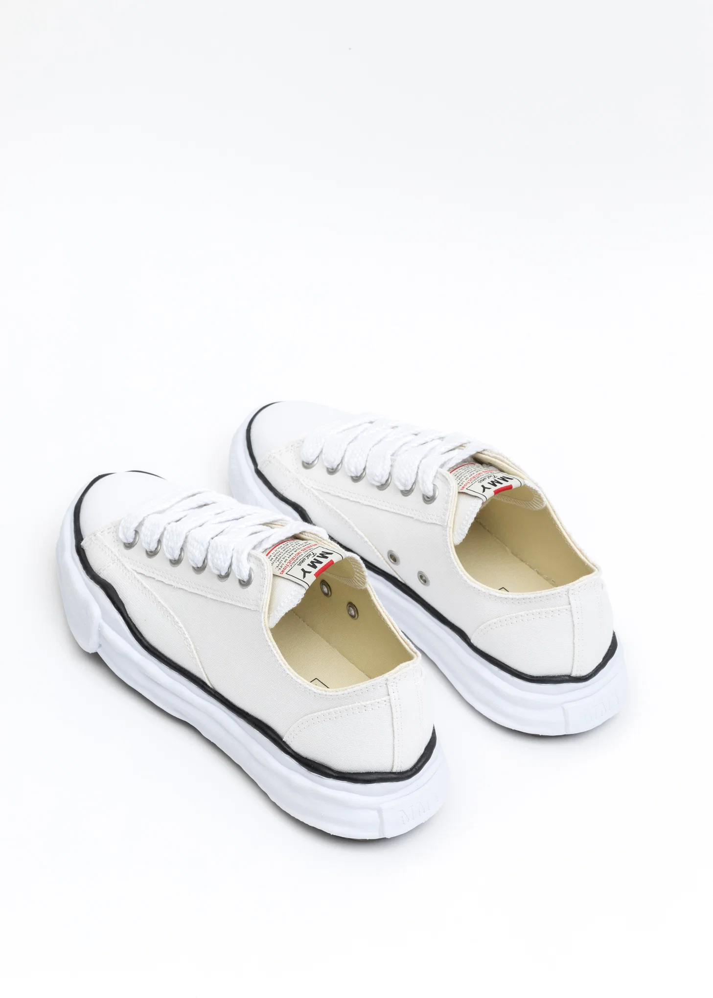White Original Sole Canvas Lowcut Sneaker (PETERSON LOW) - Image 3