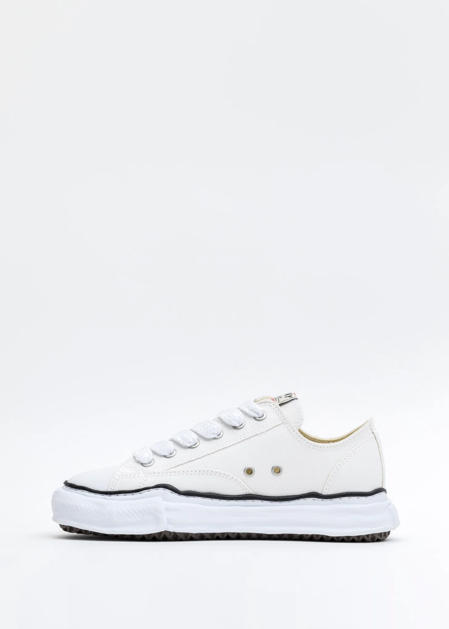 White Original Sole Canvas Lowcut Sneaker (PETERSON LOW) - Image 4