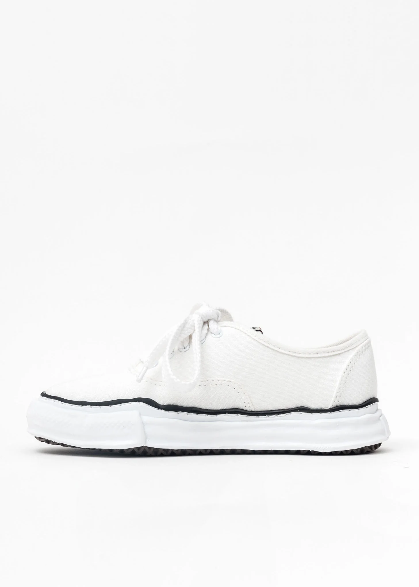 White Original Sole Lowcut Sneaker (Baker) - Image 4