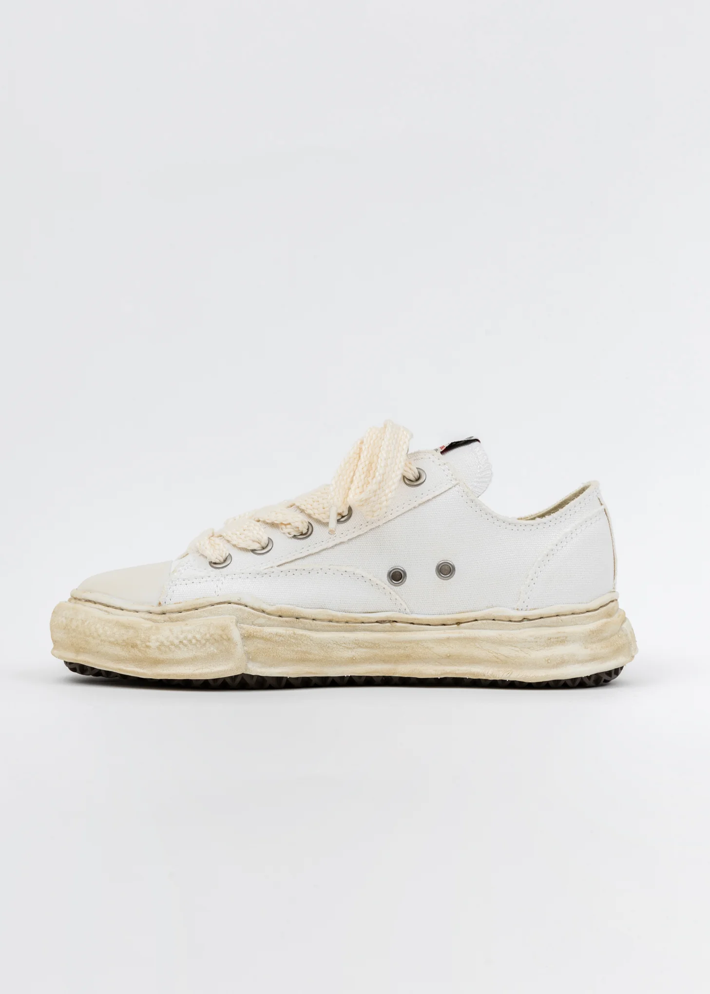 White Original Sole Overdyed Lowcut Sneaker - Image 3