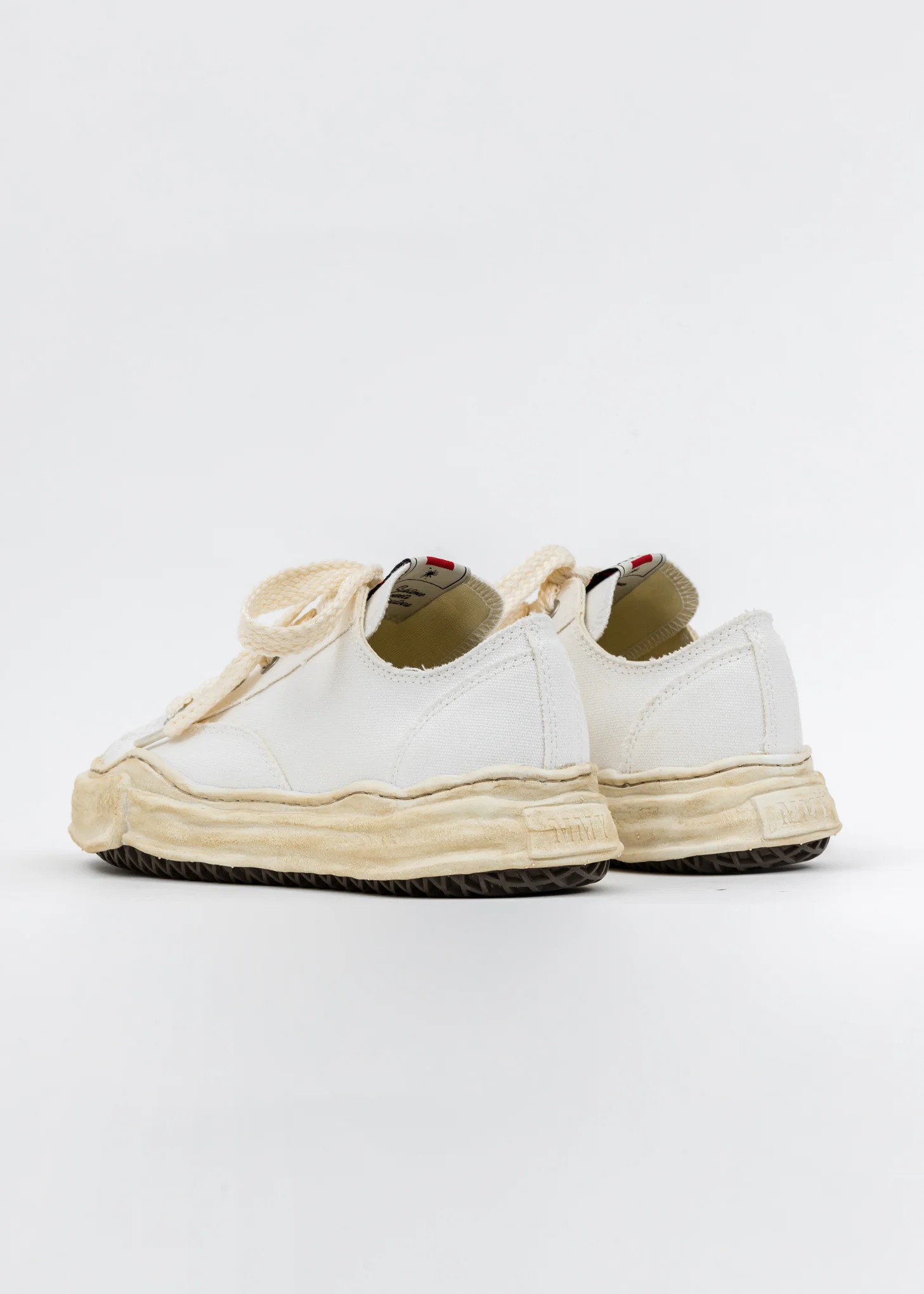 White Original Sole Overdyed Lowcut Sneaker - Image 4