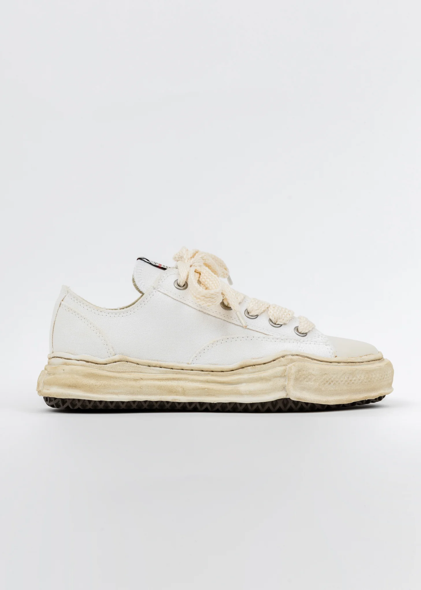 White Original Sole Overdyed Lowcut Sneaker - Image 5