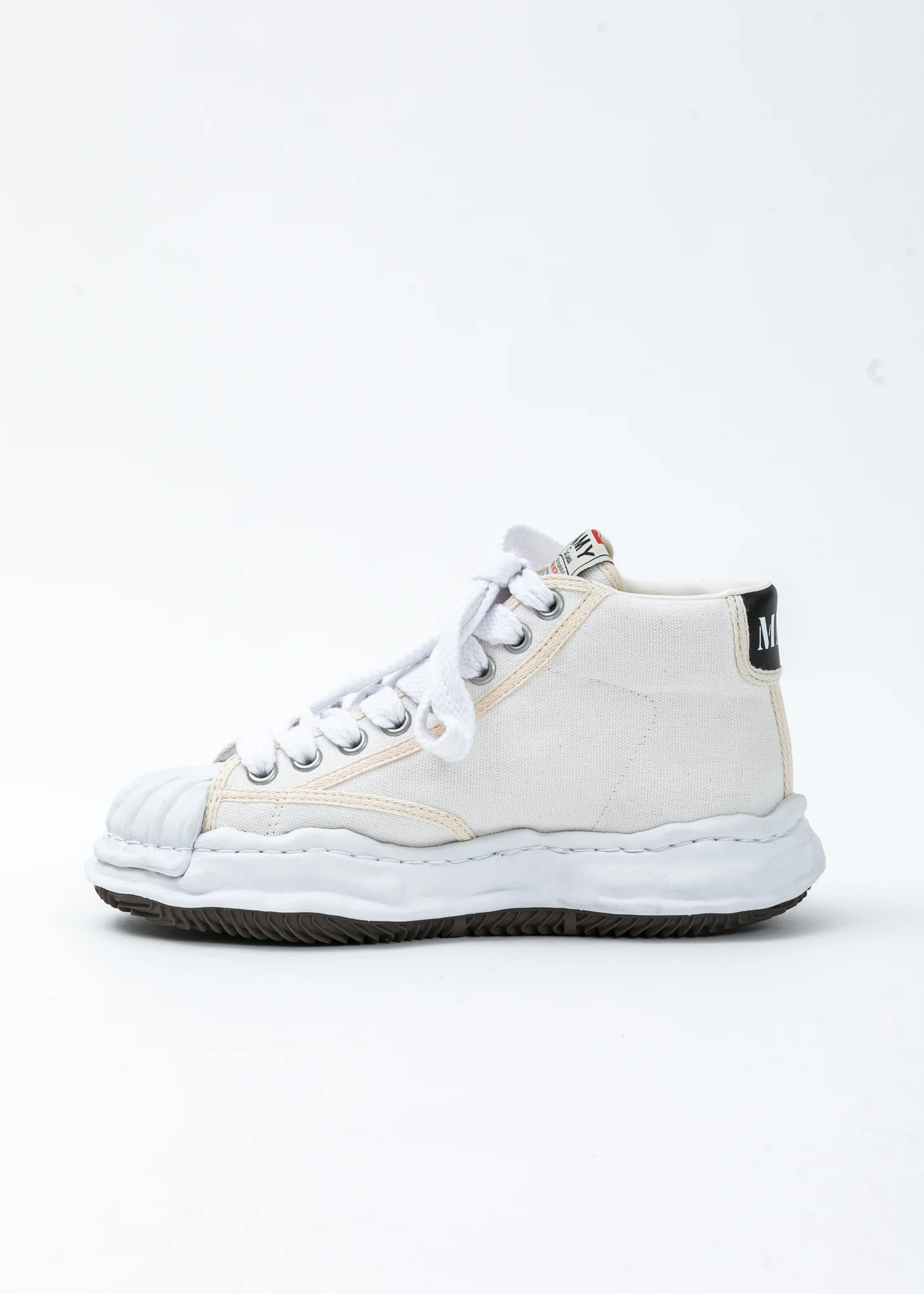 White Original STC Sole Canvas Hitop Sneaker - Image 4