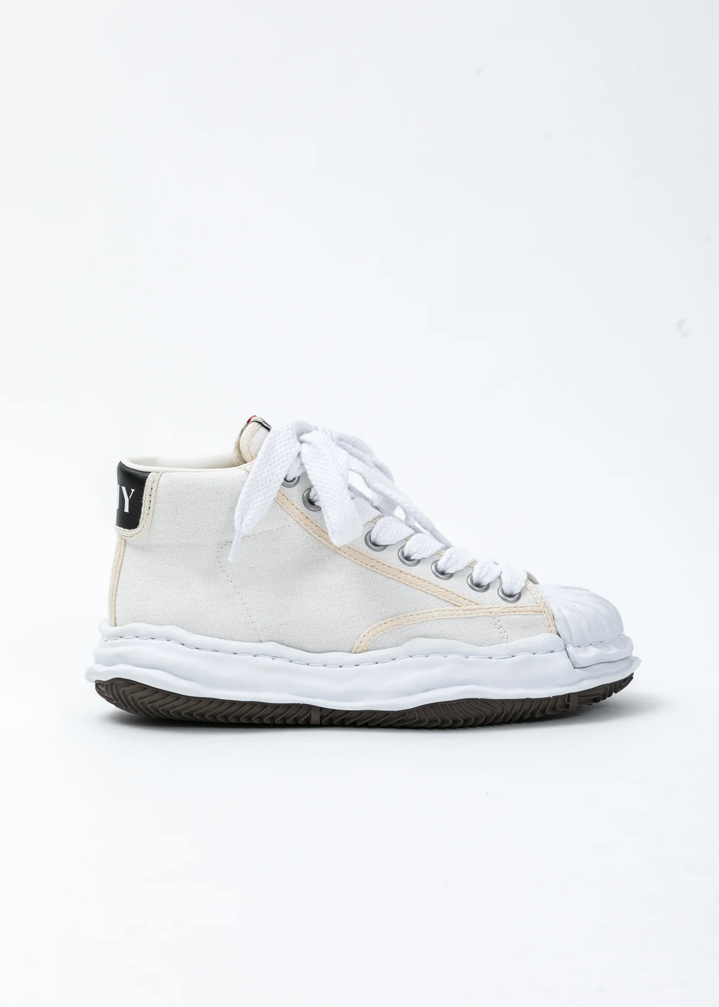 White Original STC Sole Canvas Hitop Sneaker - Image 5