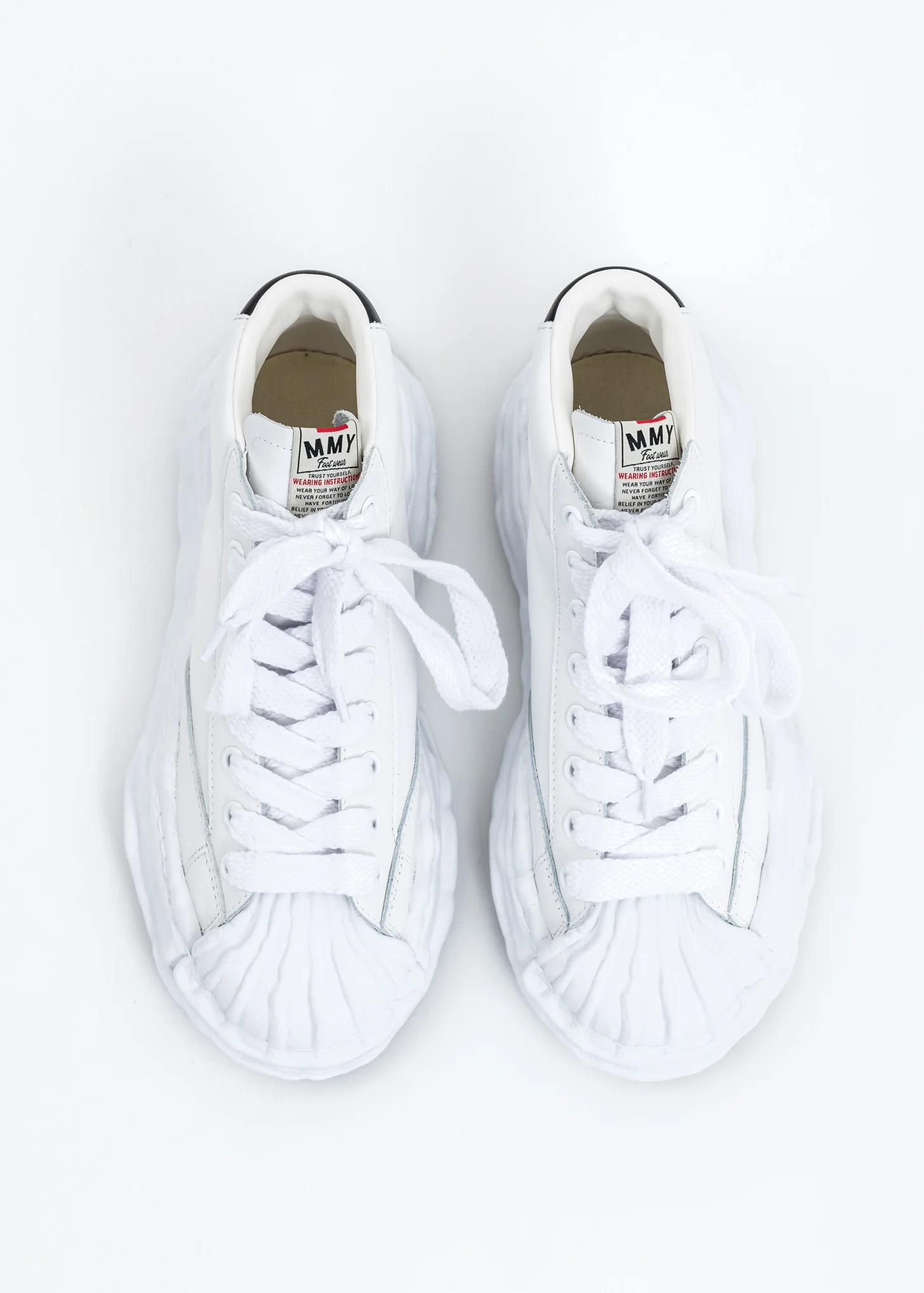 White Original STC Sole Leather Hitop Sneaker - Image 3