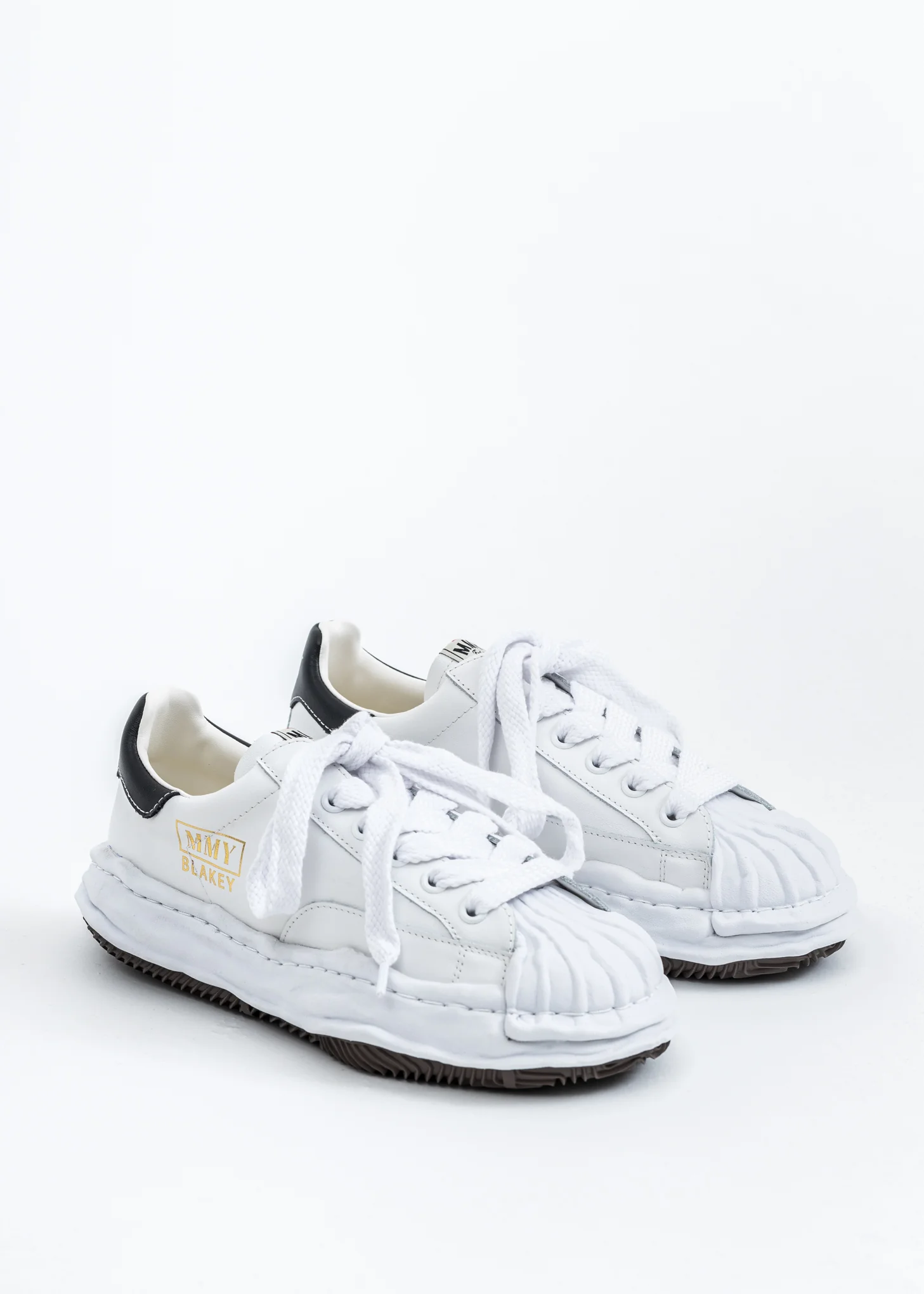 White Original STC Sole Leather Lowcut Sneaker