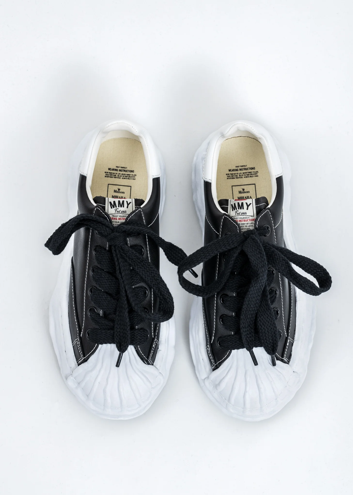 Black Original STC Sole Leather Lowcut Sneaker - Image 3