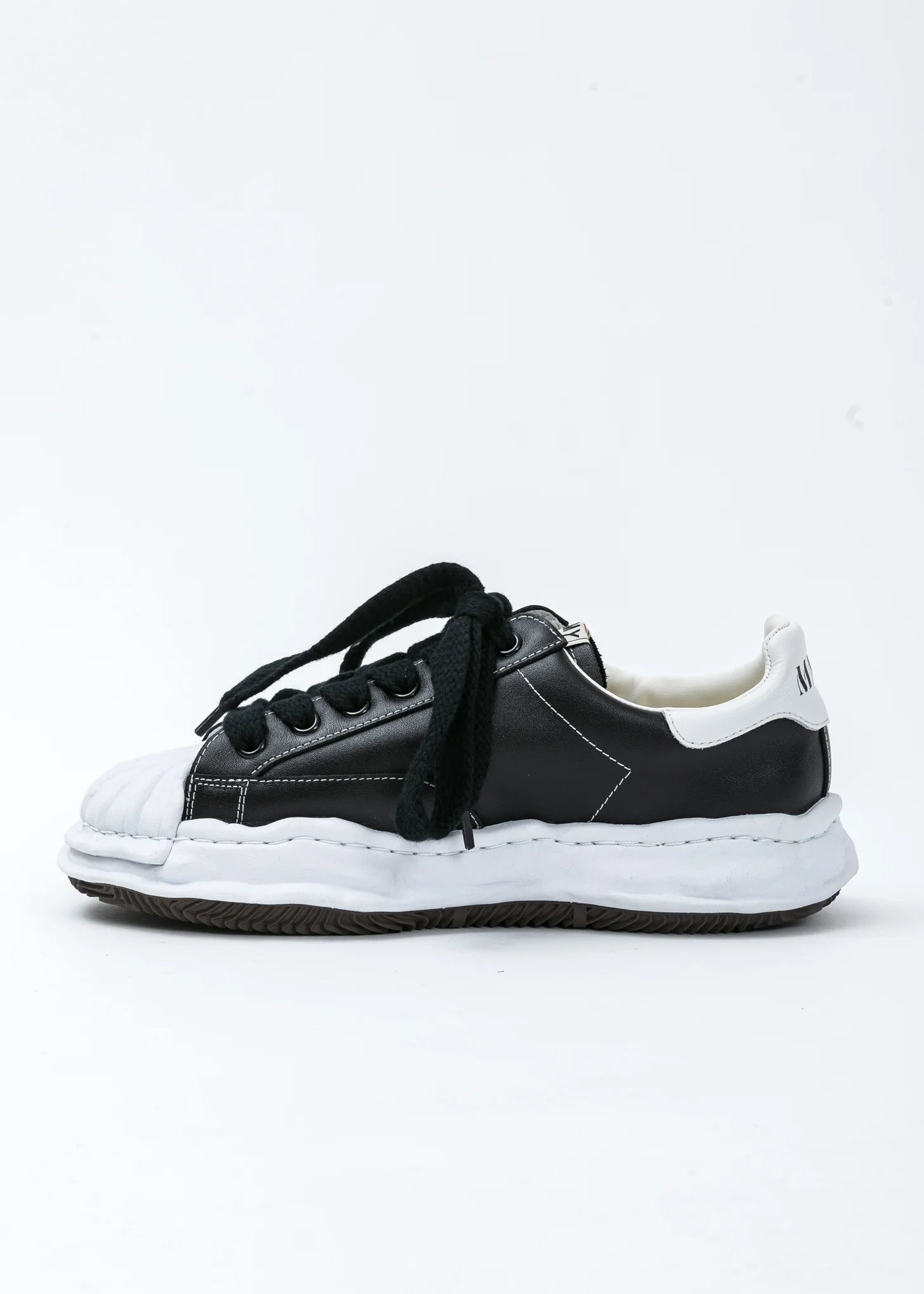 Black Original STC Sole Leather Lowcut Sneaker - Image 4