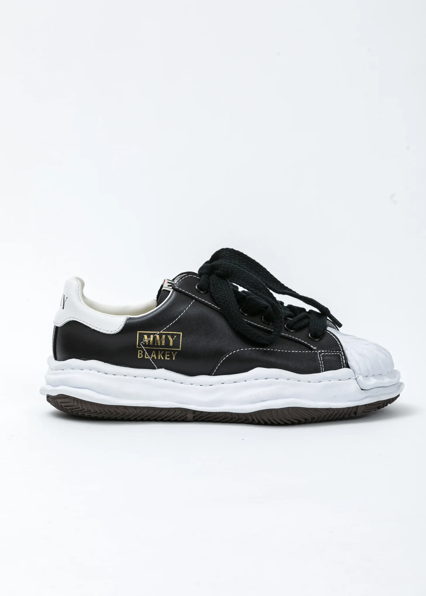 Black Original STC Sole Leather Lowcut Sneaker - Image 5