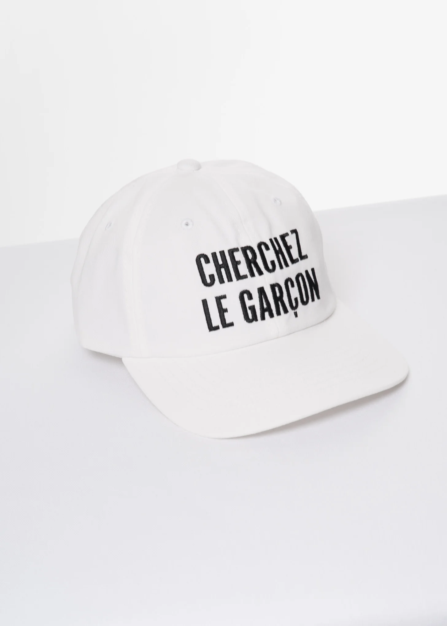 White Orly Garcon Cap