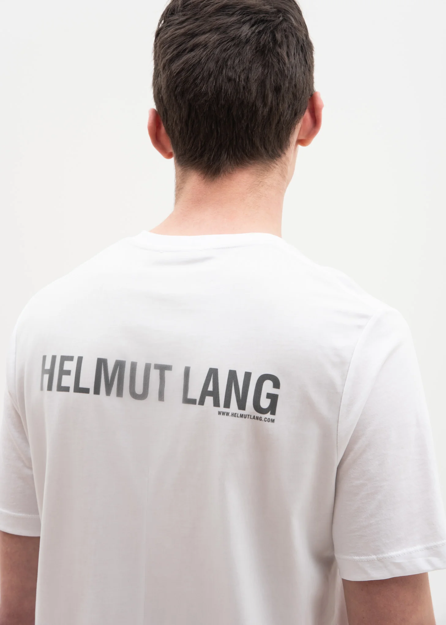 White Overlay Logo T-Shirt
