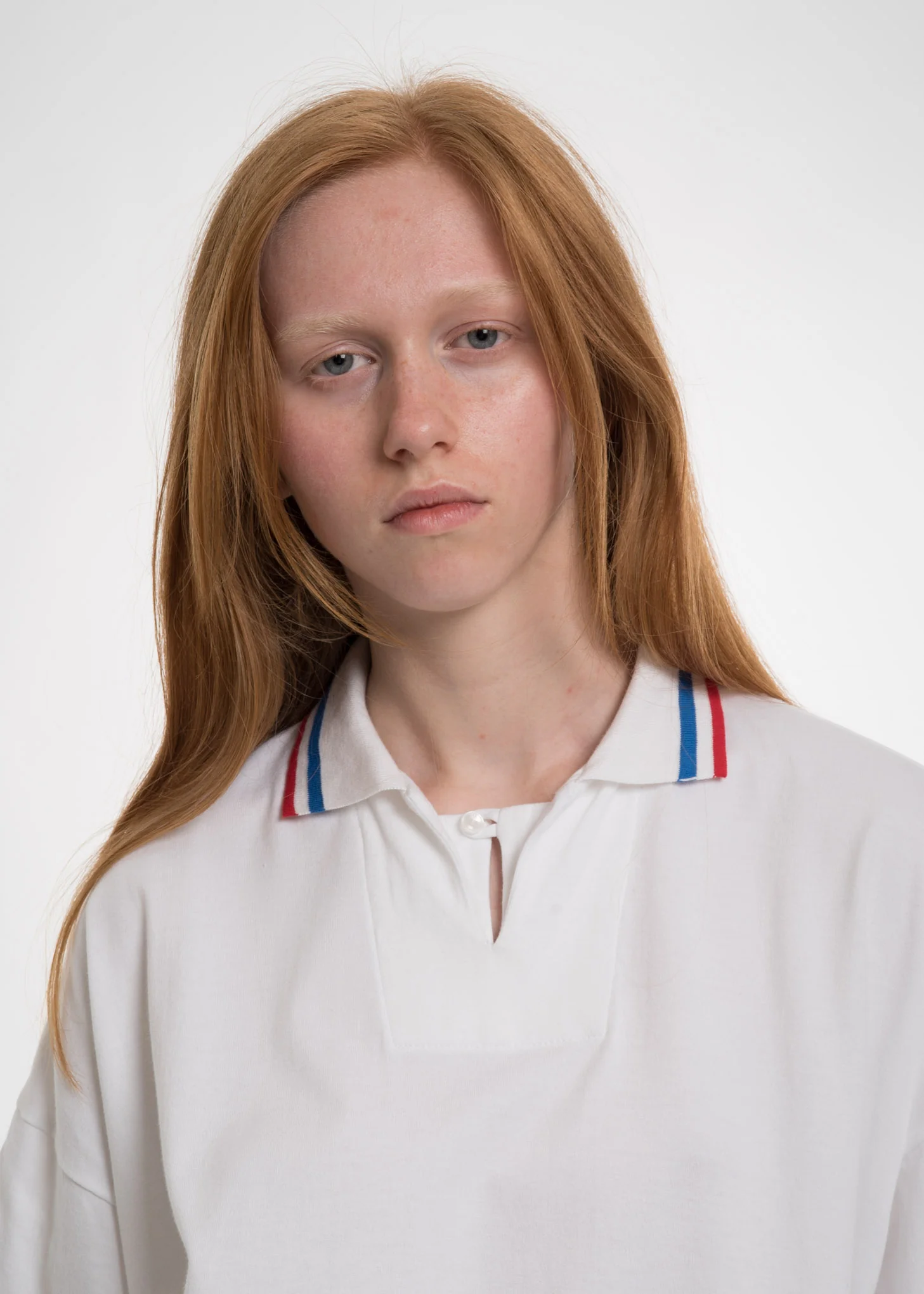 White Oversized Football Polo - Image 5
