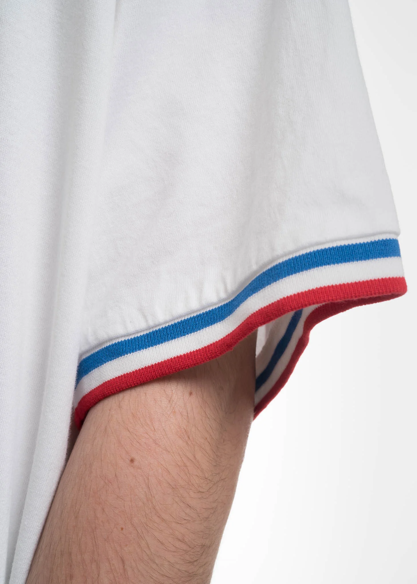White Oversized Football Polo - Image 4