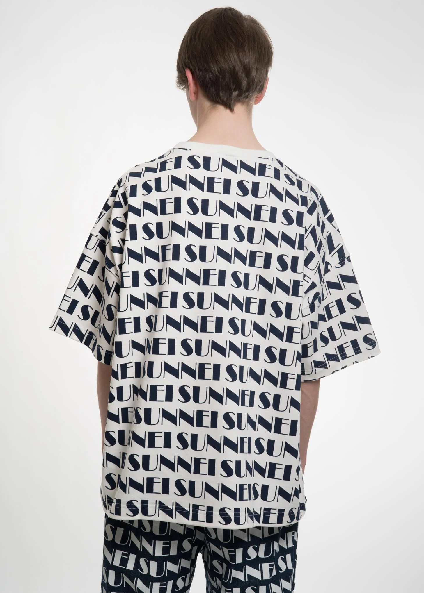 White Oversized Sunnei T-Shirt - Image 3