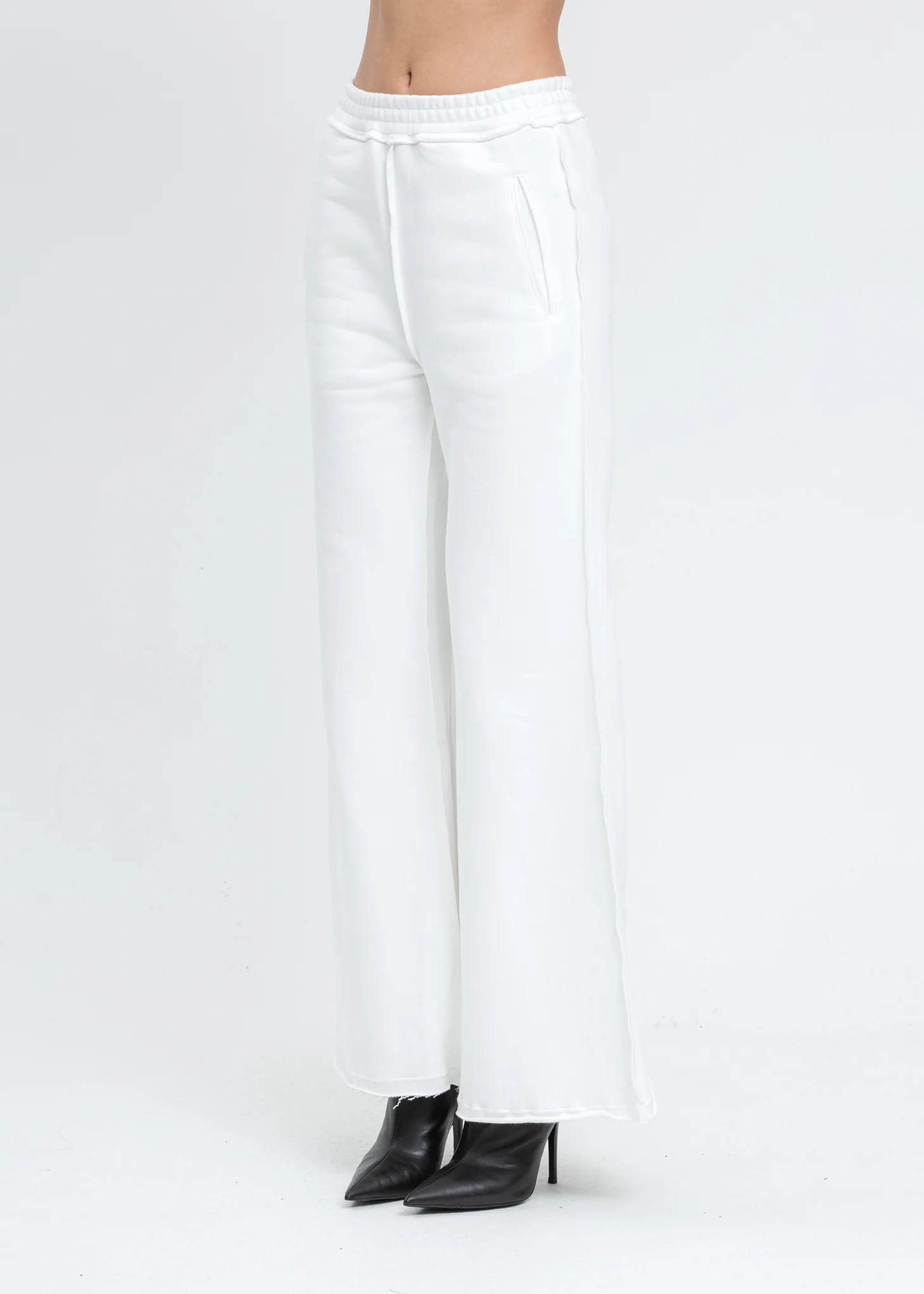 White Oversized Sweatpants - Image 2