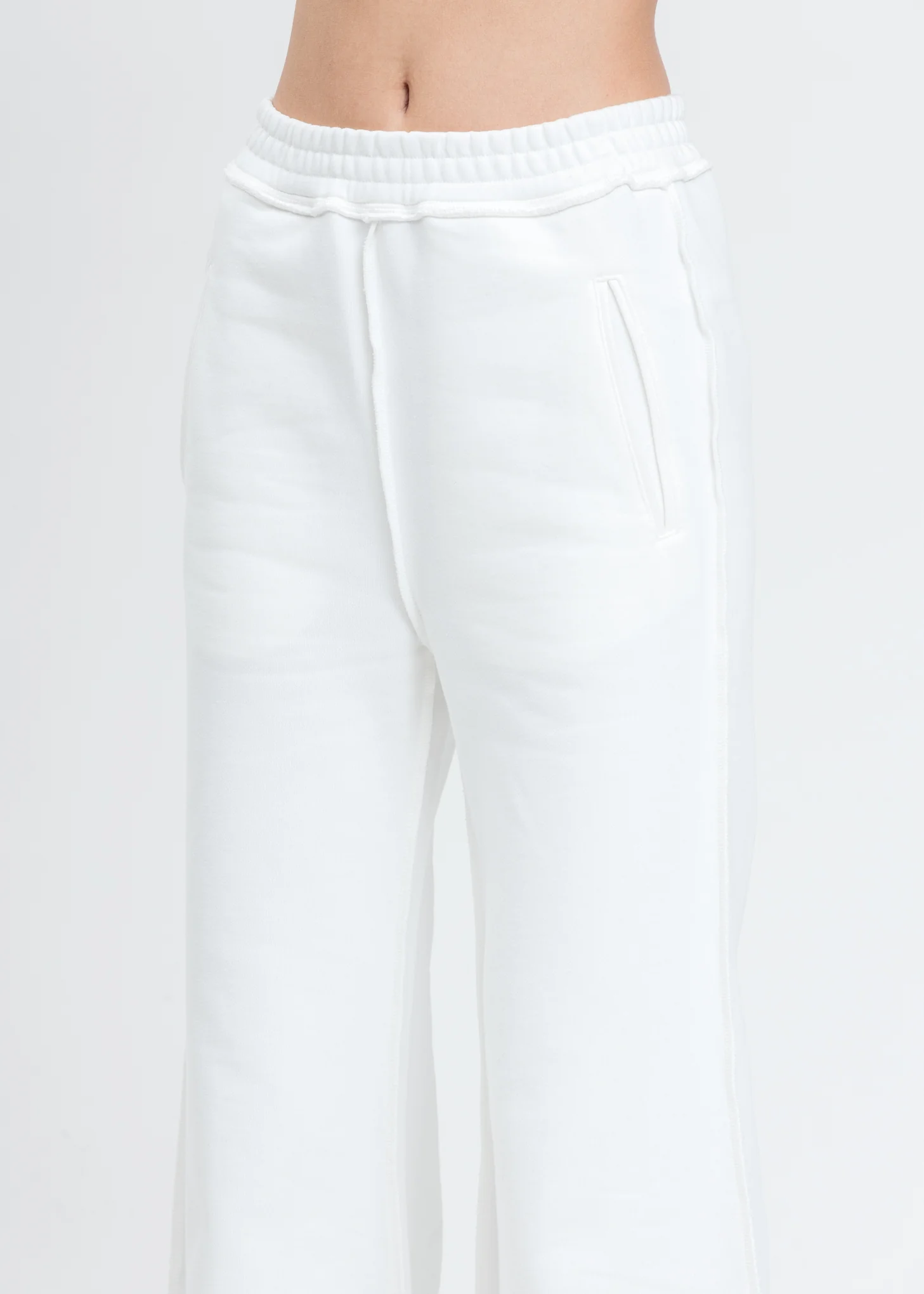 White Oversized Sweatpants - Image 4