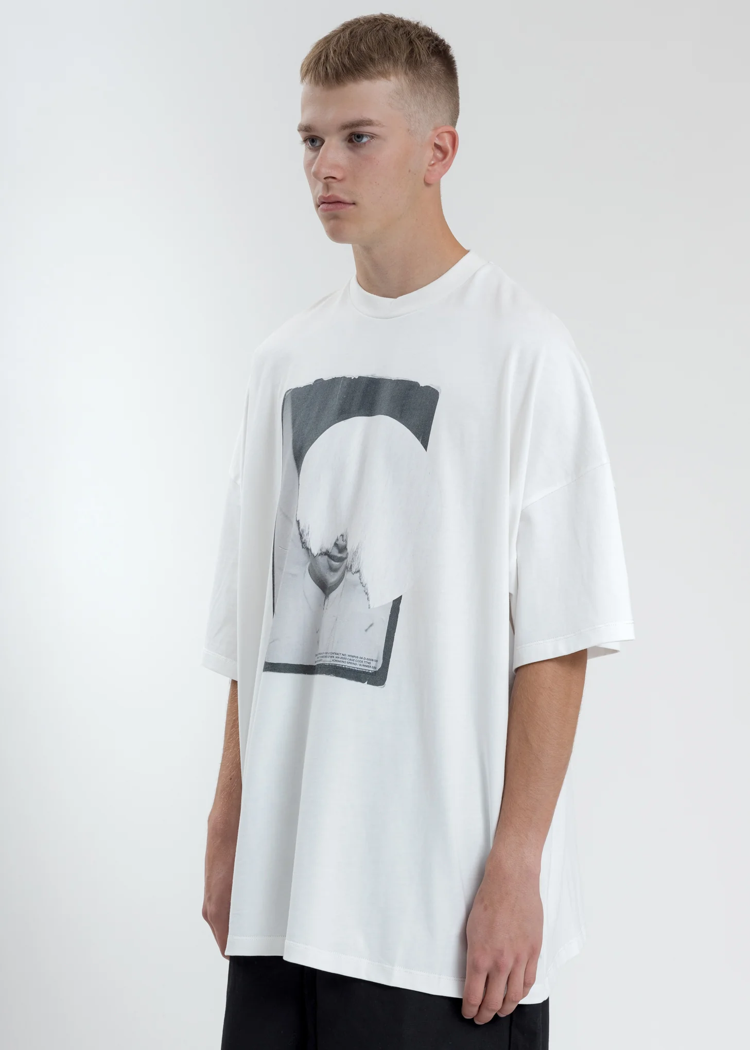 White Oversized T-Shirt - Image 4