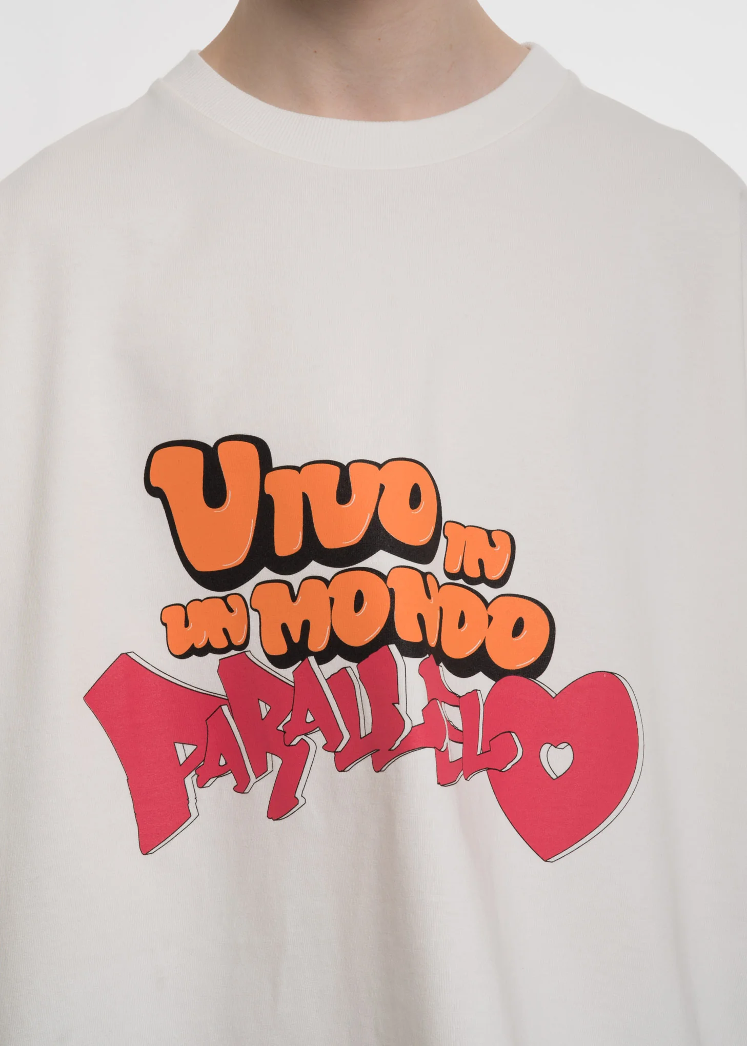 White Oversized Vivo T-Shirt - Image 2