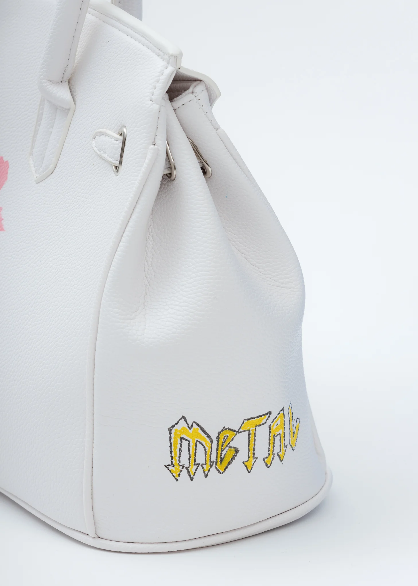 White Paint Anarchy Bag - Image 5