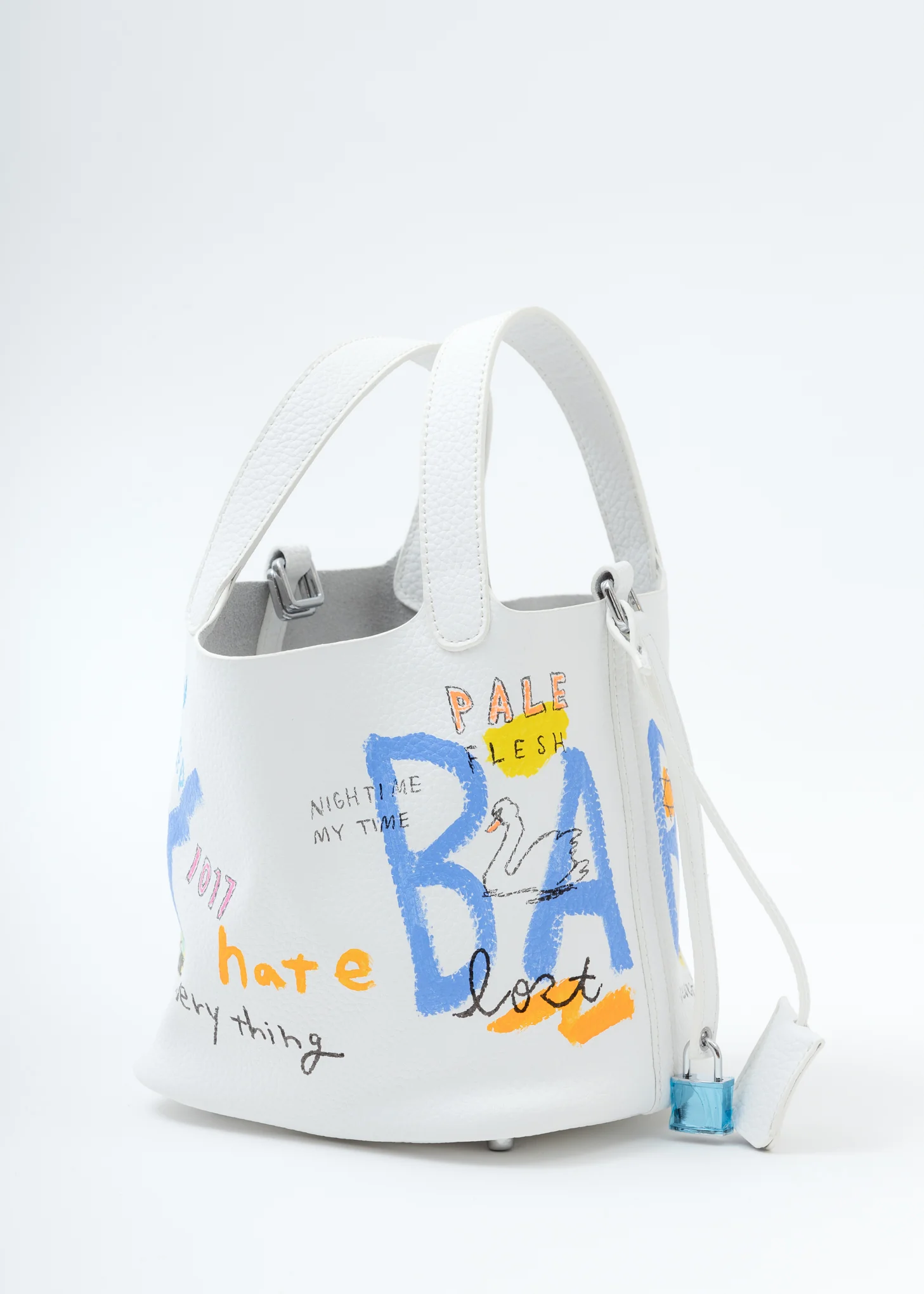 White Paint Cube Bag (Small) - PRE-ORDER - Image 4