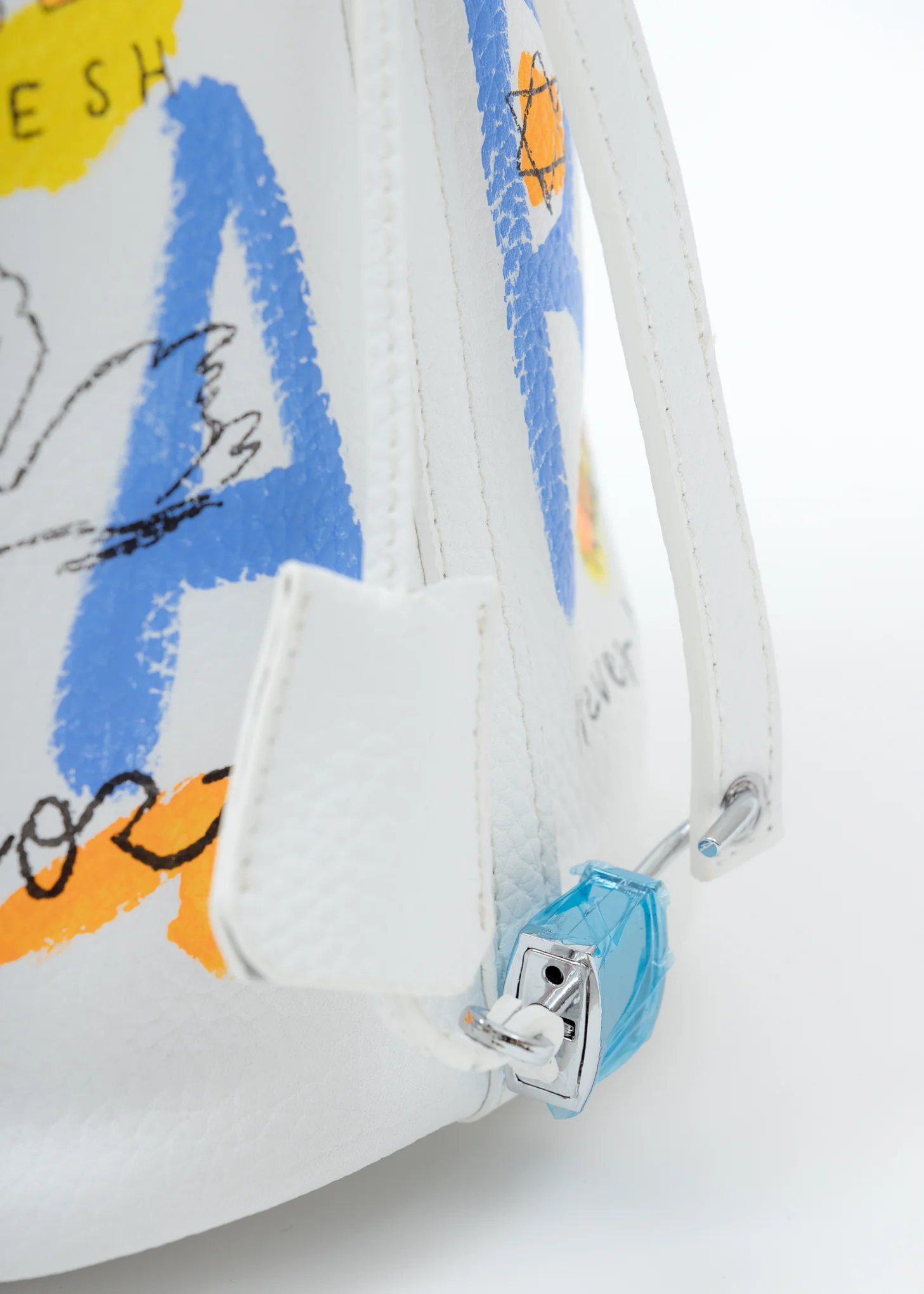 White Paint Cube Bag (Small) - PRE-ORDER - Image 5